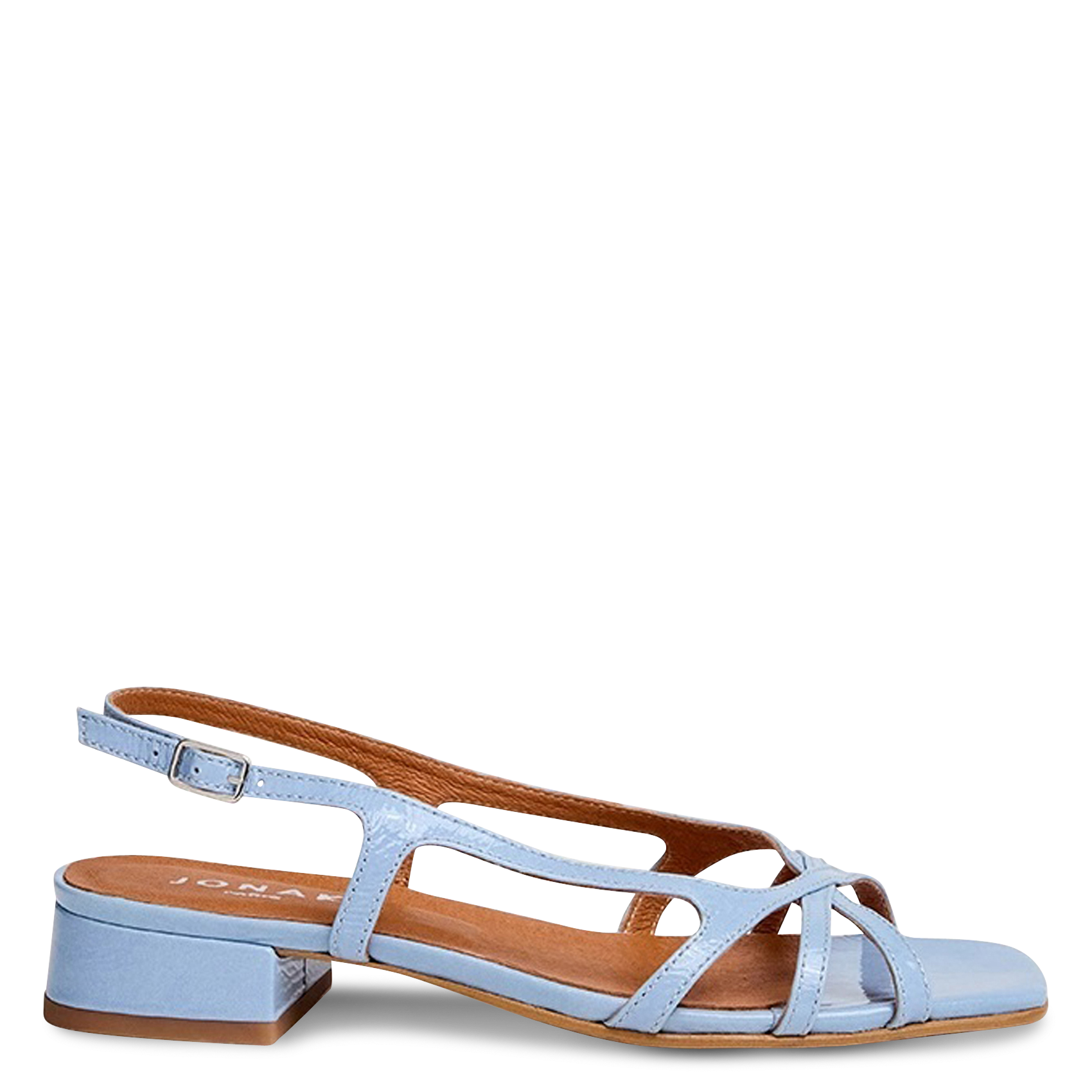 Sandales hautes en cuir JONAK Bleu