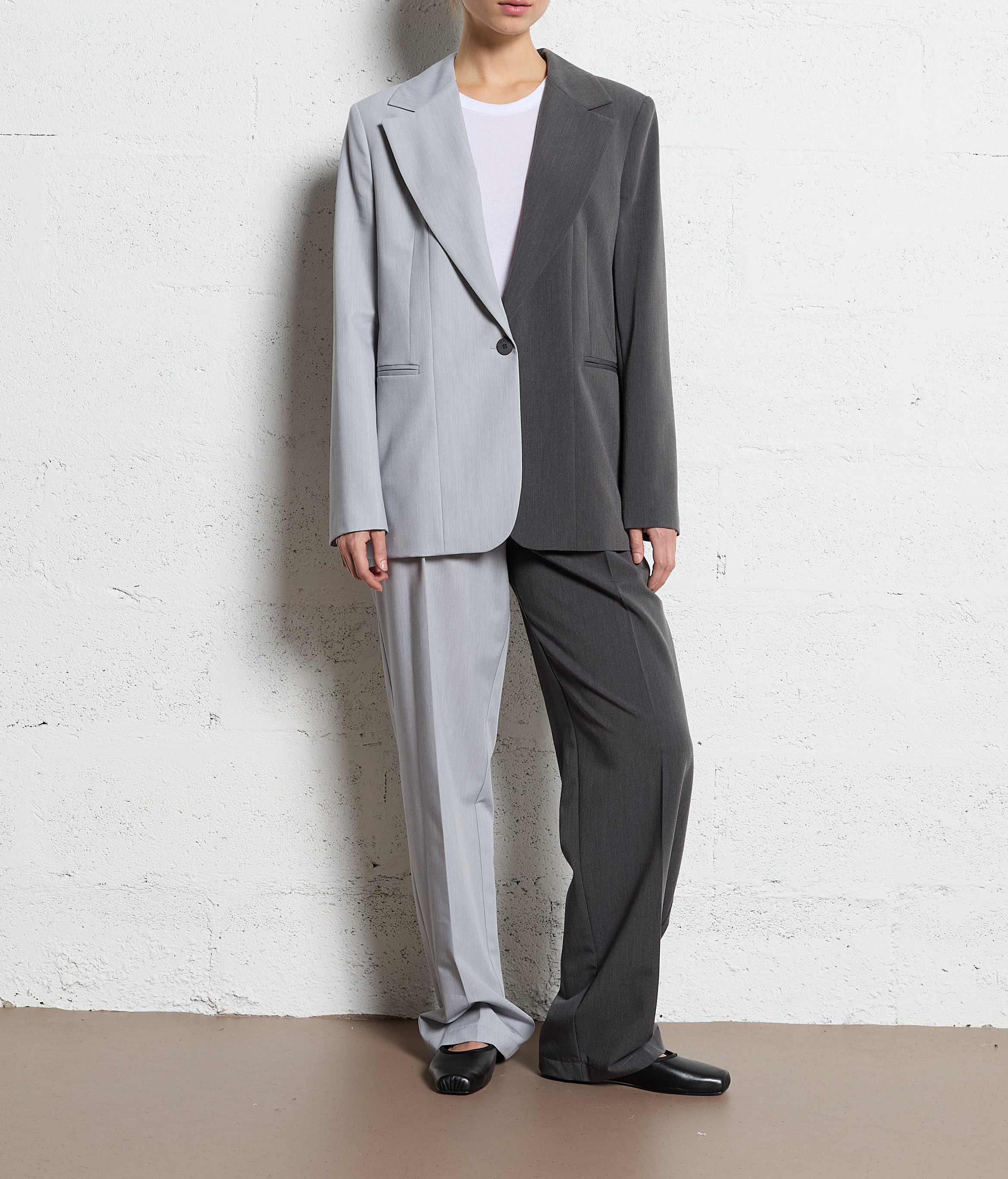 Wide trousers IMPERIAL Grey