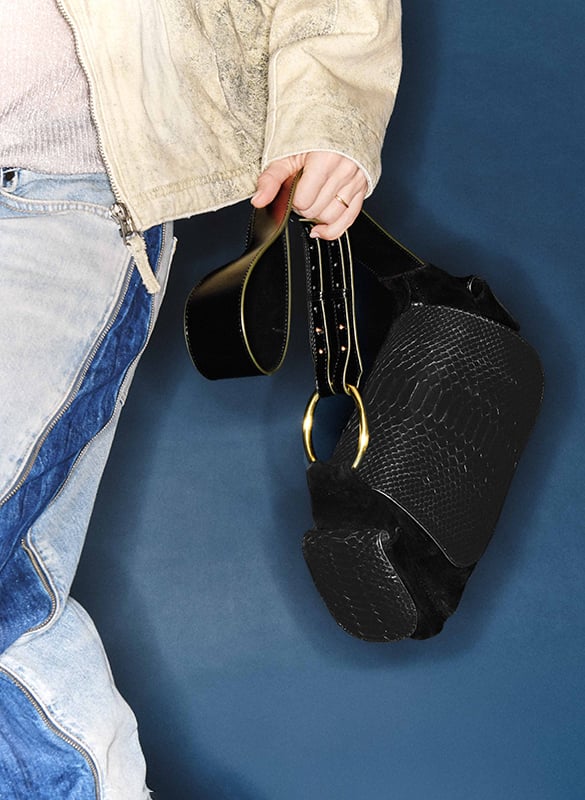 Brieftasche aus Leder CLARIS VIROT Schwarz
