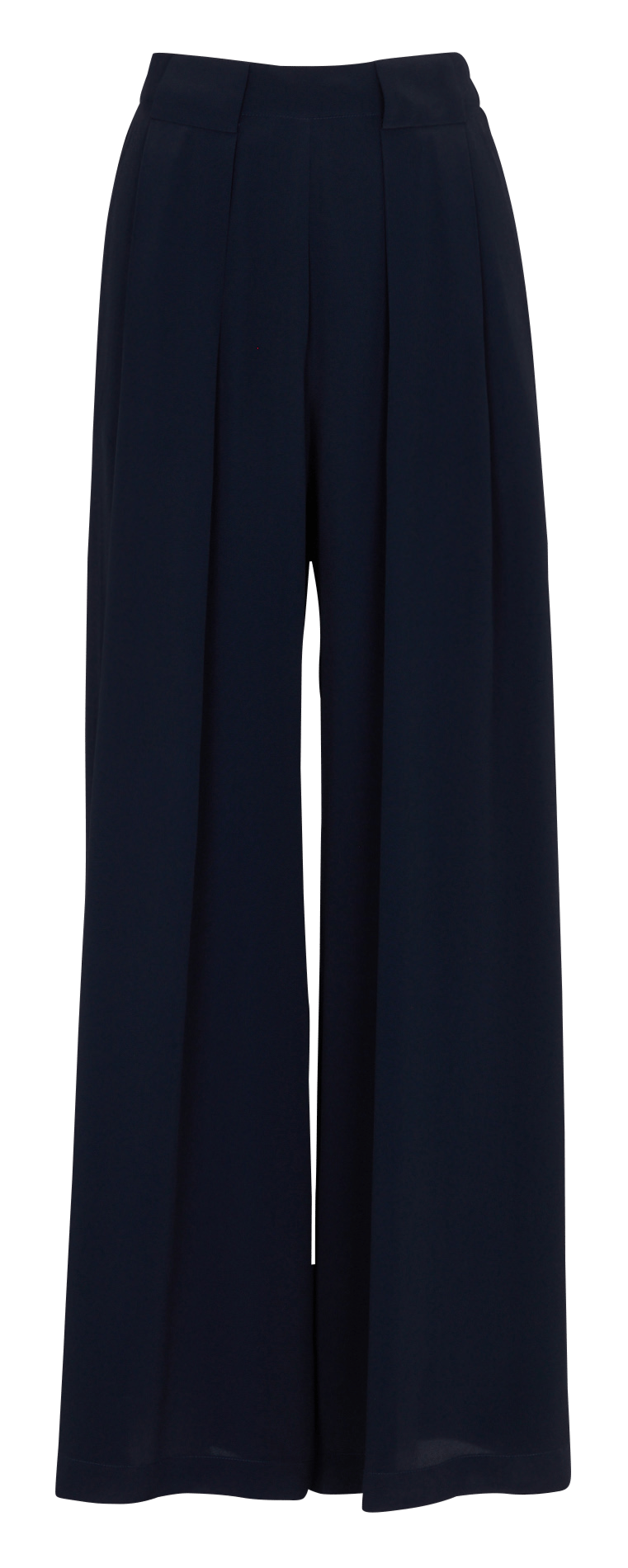 Weite fließende Hose mit hohem Bund MOMONI