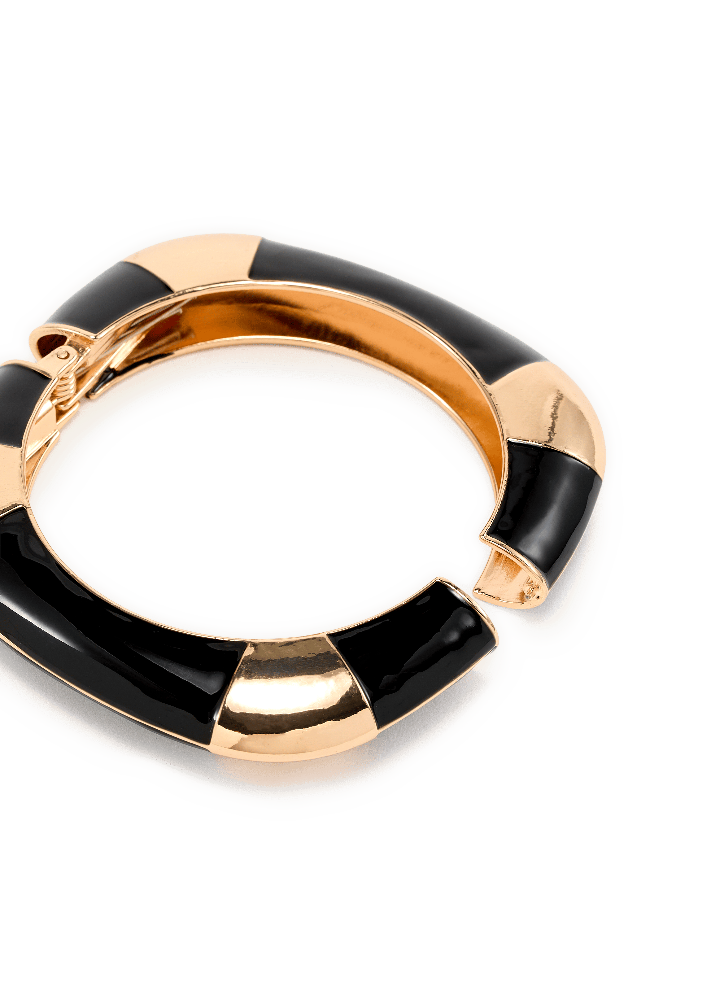 Enamel Steel Bracelet AU PRINTEMPS PARIS Black