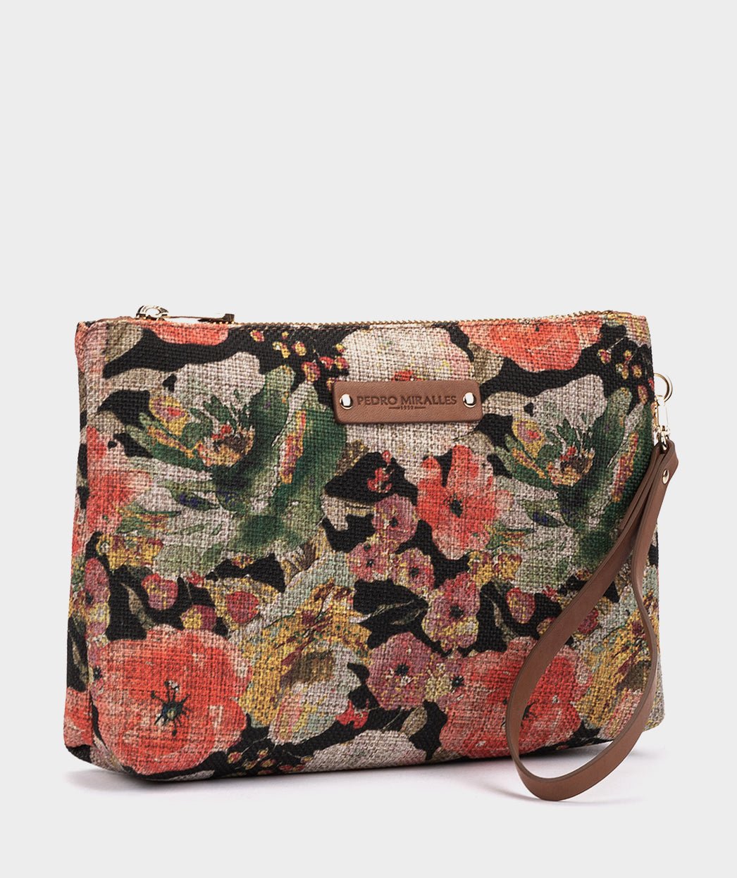 Fabric printed handbag PEDRO MIRALLES Orange