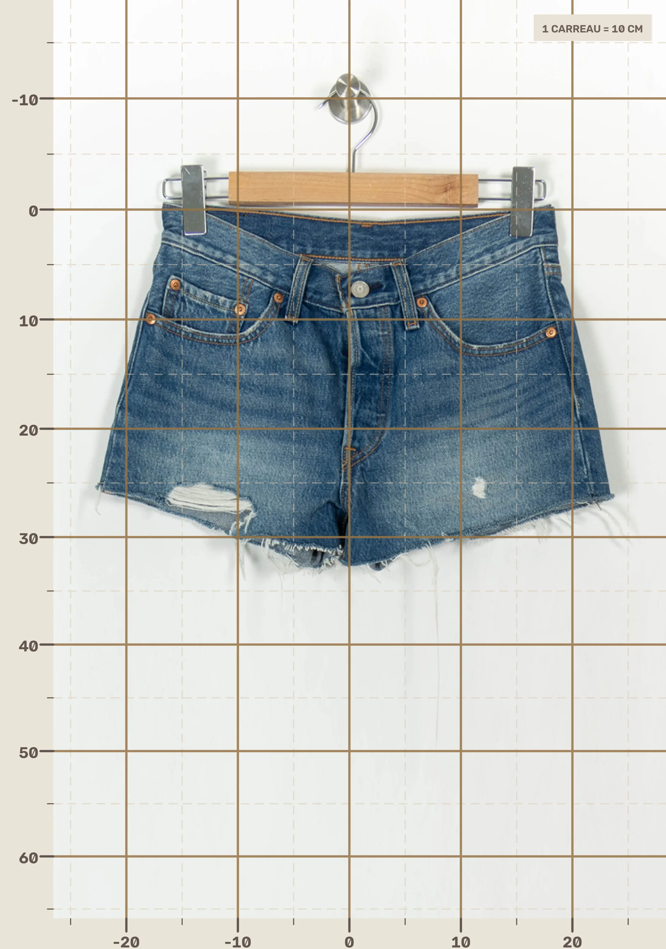 Shorts LEVI'S - Seconde main Blue
