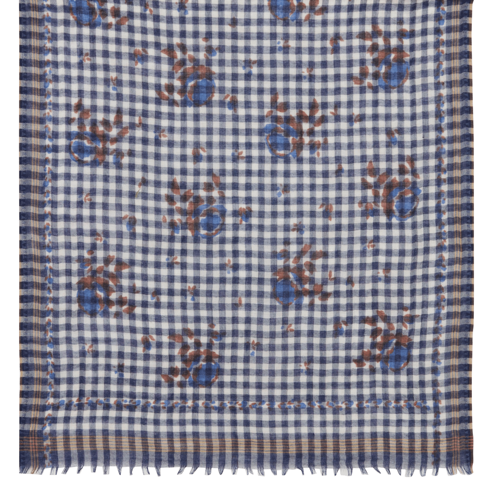 Foulard en laine MOISMONT Bleu