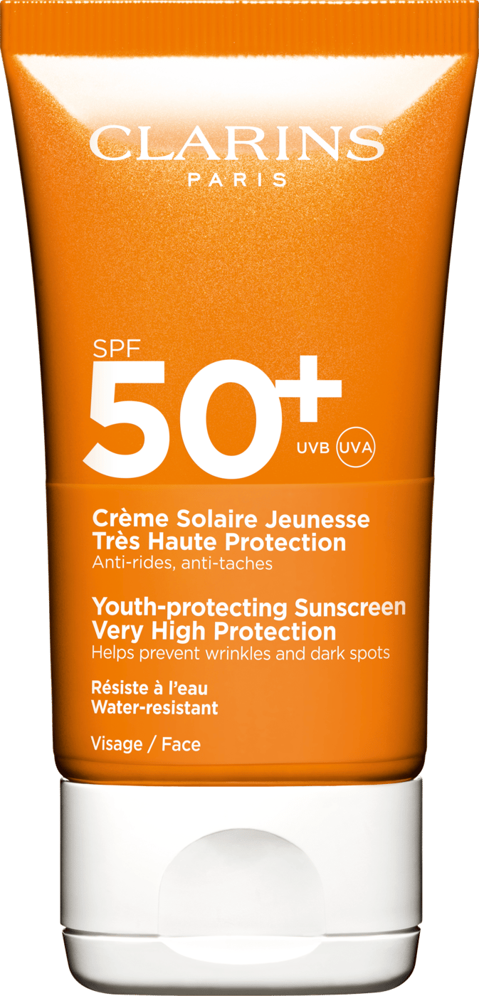 Antirimpel- en anti-vlekkenzonnecrème - SPF50+ Zeer hoge bescherming voor het gezicht CLARINS No color