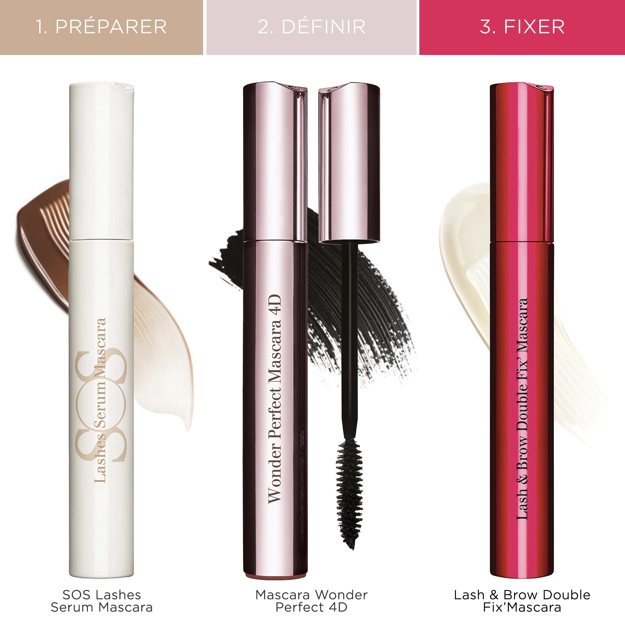 Mascara Wonder Perfect 4D CLARINS 01- perfect black