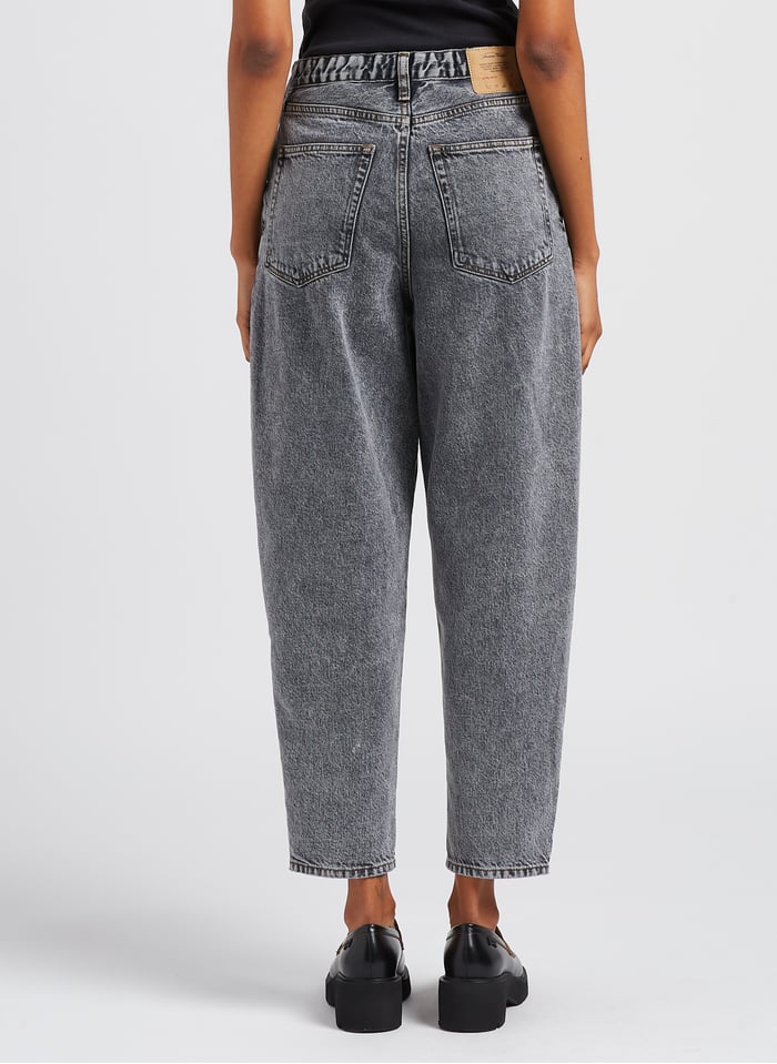 Jean Carotte En Denim Coton Salt And Pepper American Vintage - Femme | Place des Tendances jean carotte femme