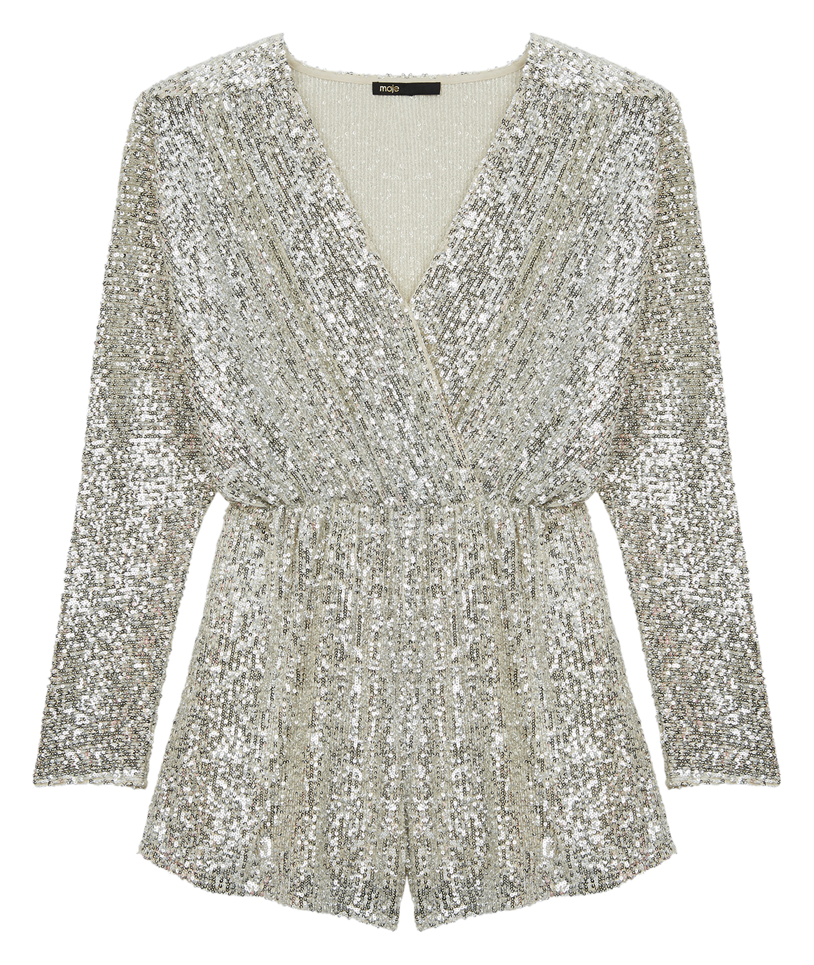 Playsuit met lovertjes ZilverMAJE