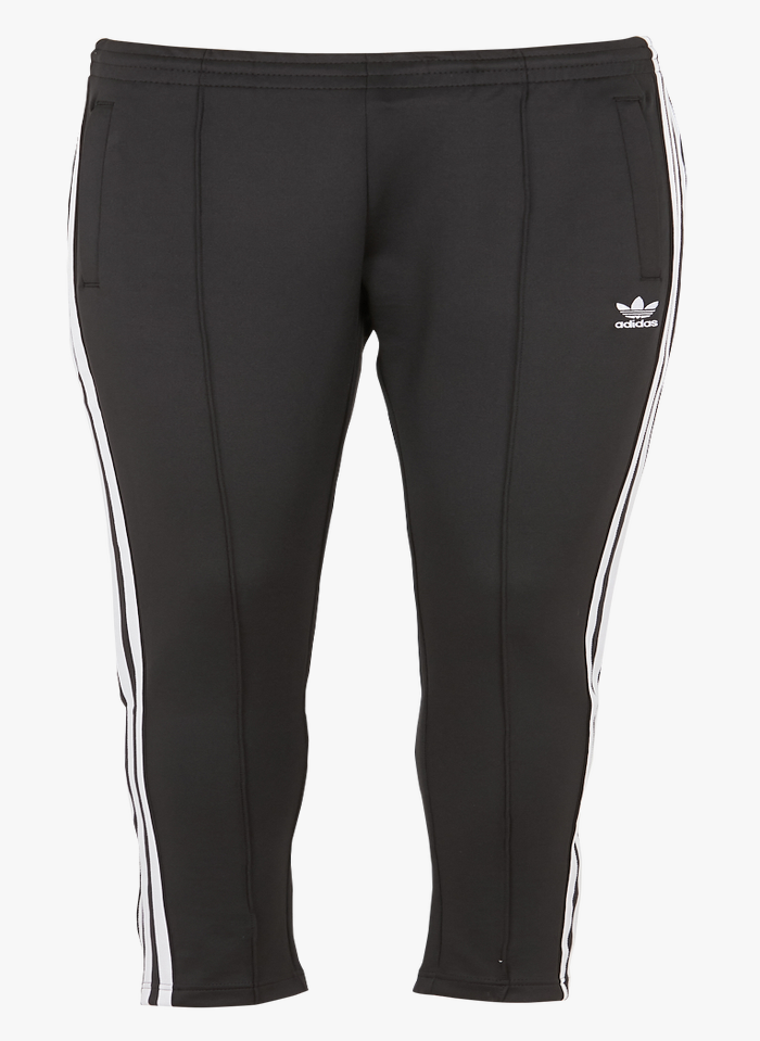 Pantalón de jogging slim con tres bandas en negro