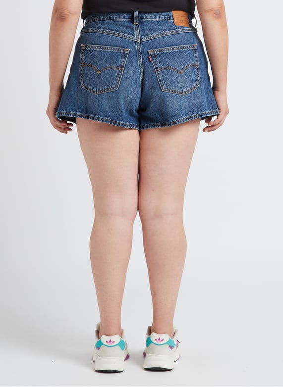 Long Jean Shorts For Women Garage Levi's High Waisted Mom Short In