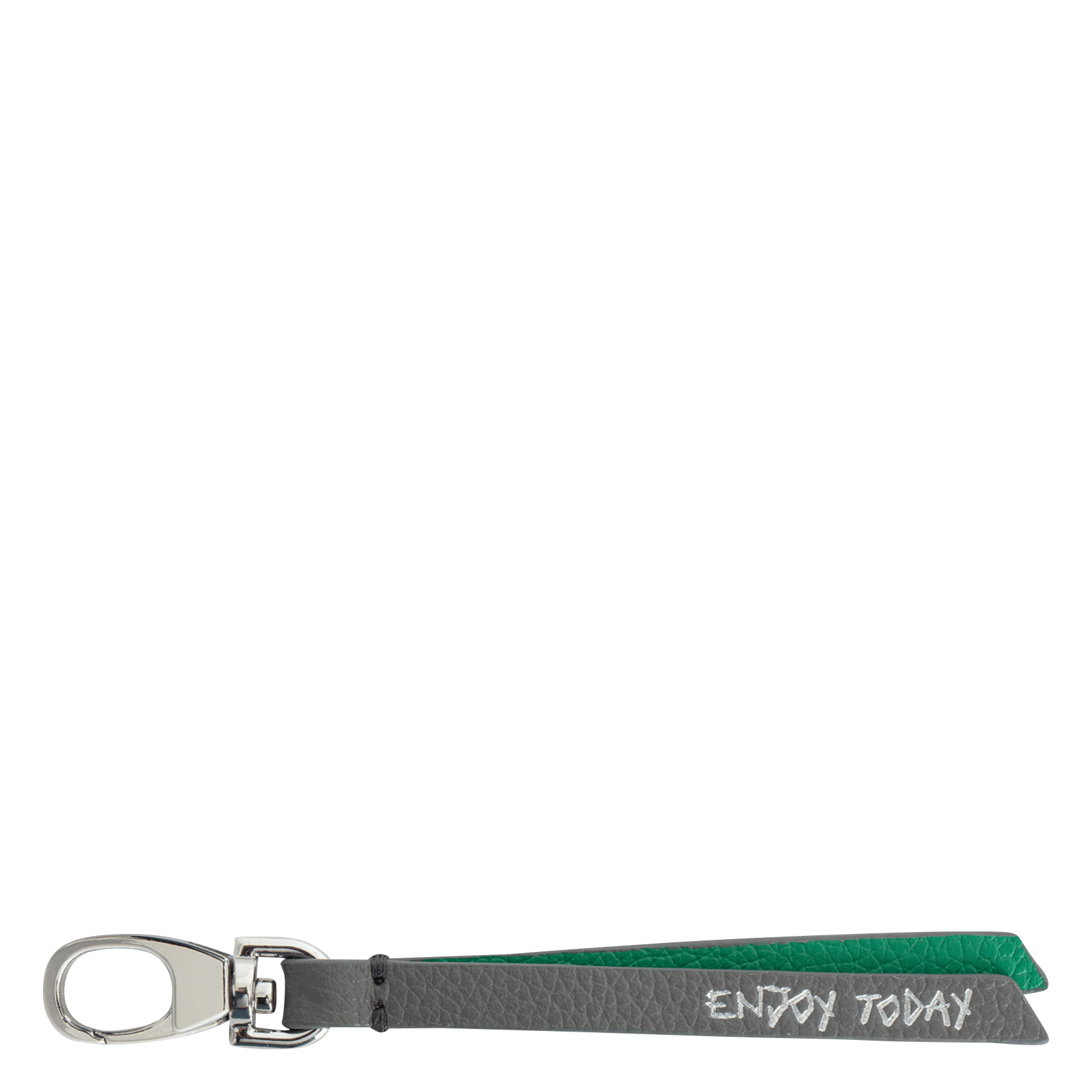 Leather keyring ZADIG&VOLTAIRE Grey