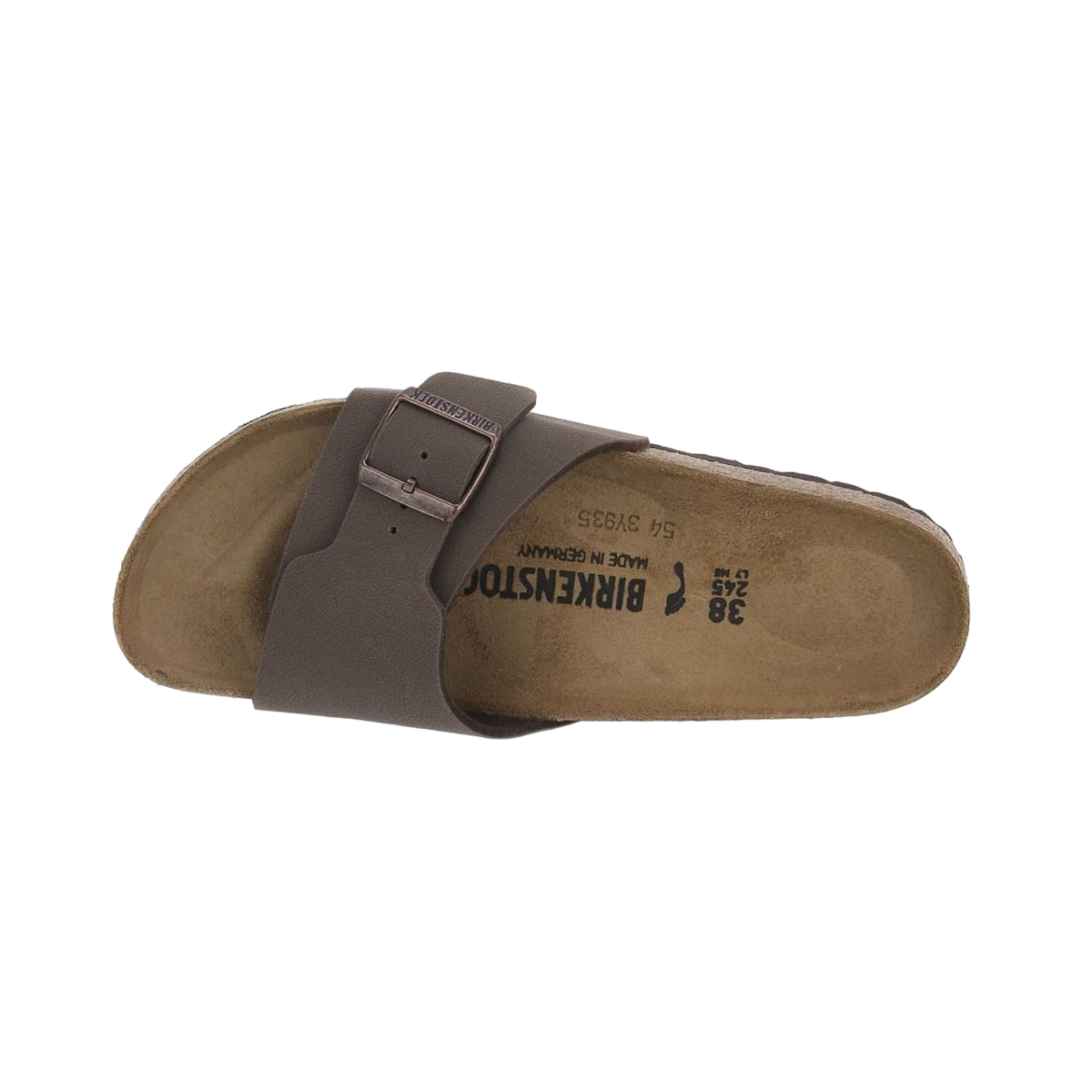Faux leather sandals BIRKENSTOCK Brown