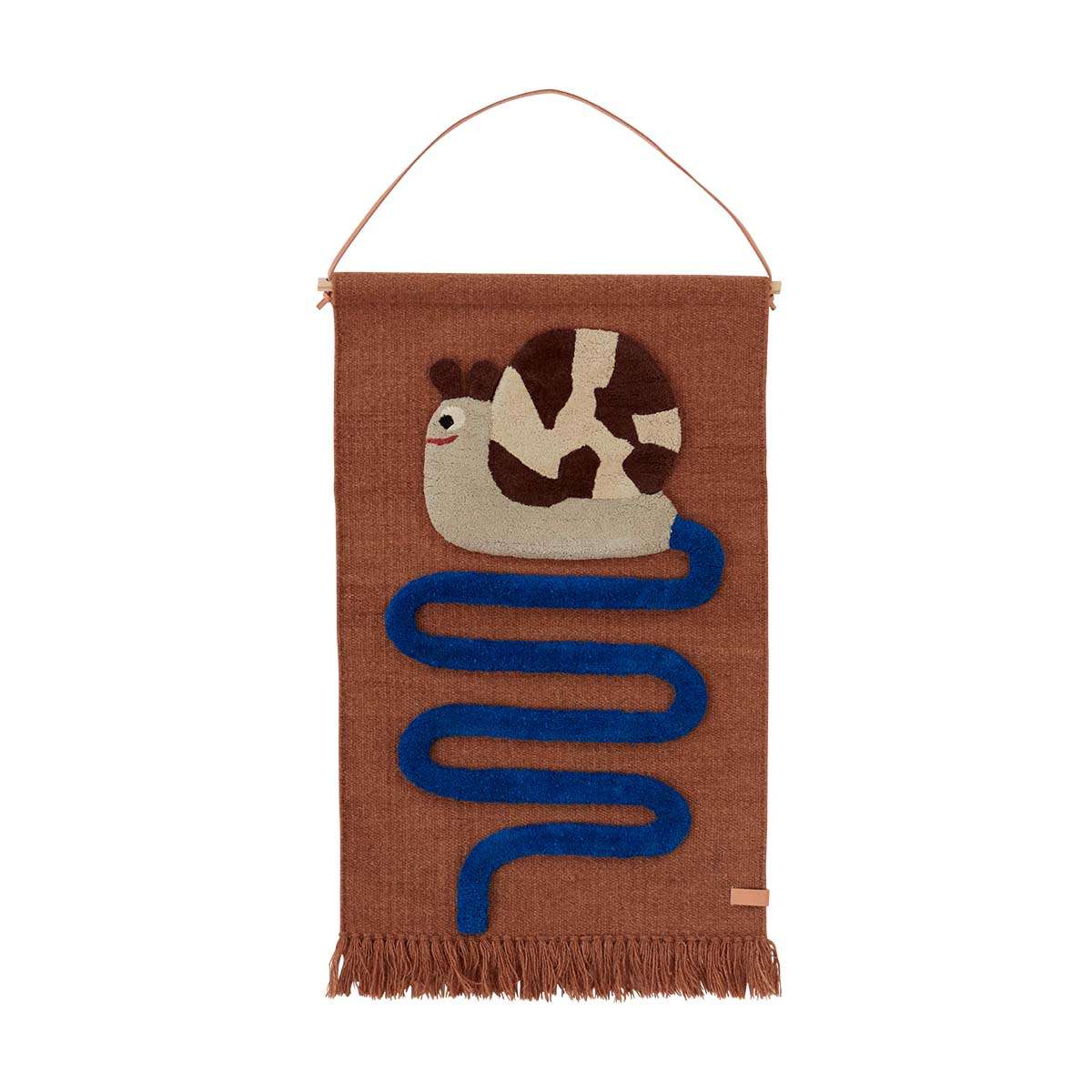 Wool wall tapestry OYOY LIVING DESIGN Brown
