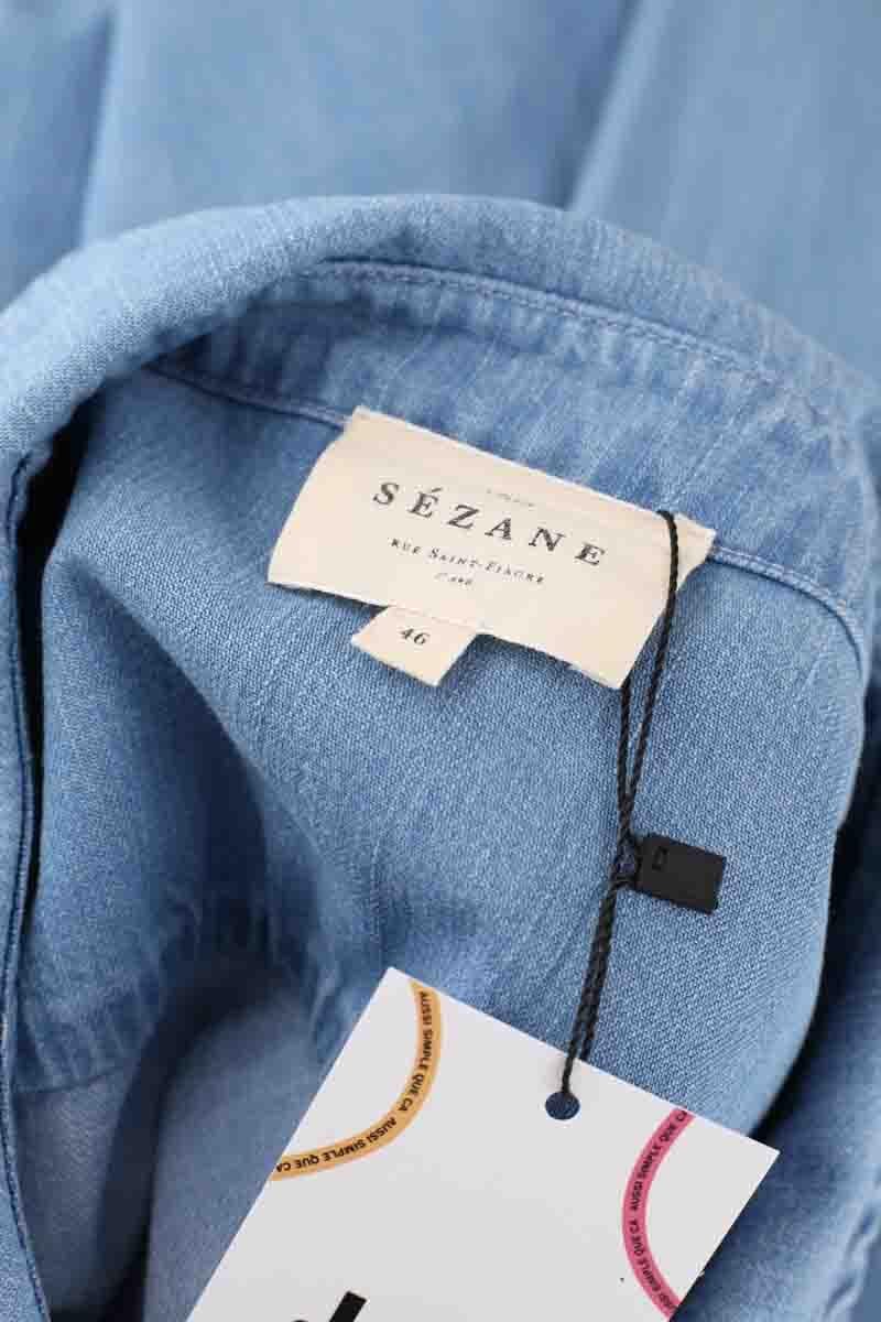 Cotton shirt SEZANE - Seconde main Blue