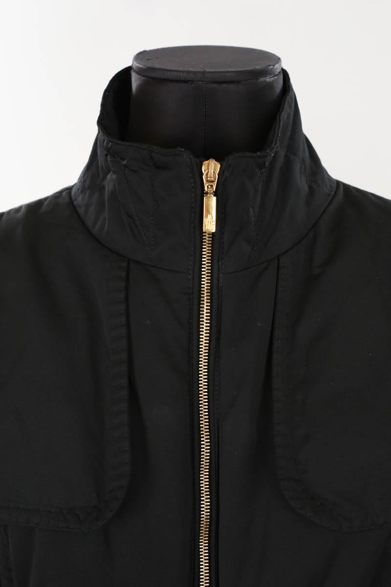 Lightweight quilted padded jacket with high neck MONCLER - Seconde Main Black