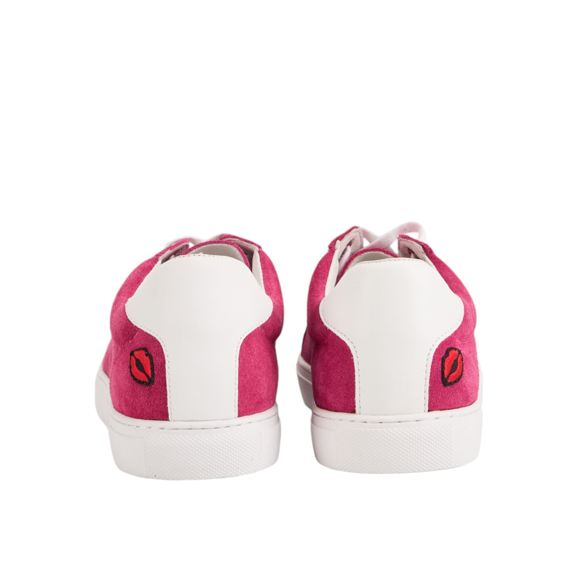 Jimmy leather sneakers BONS BAISERS PARIS Pink