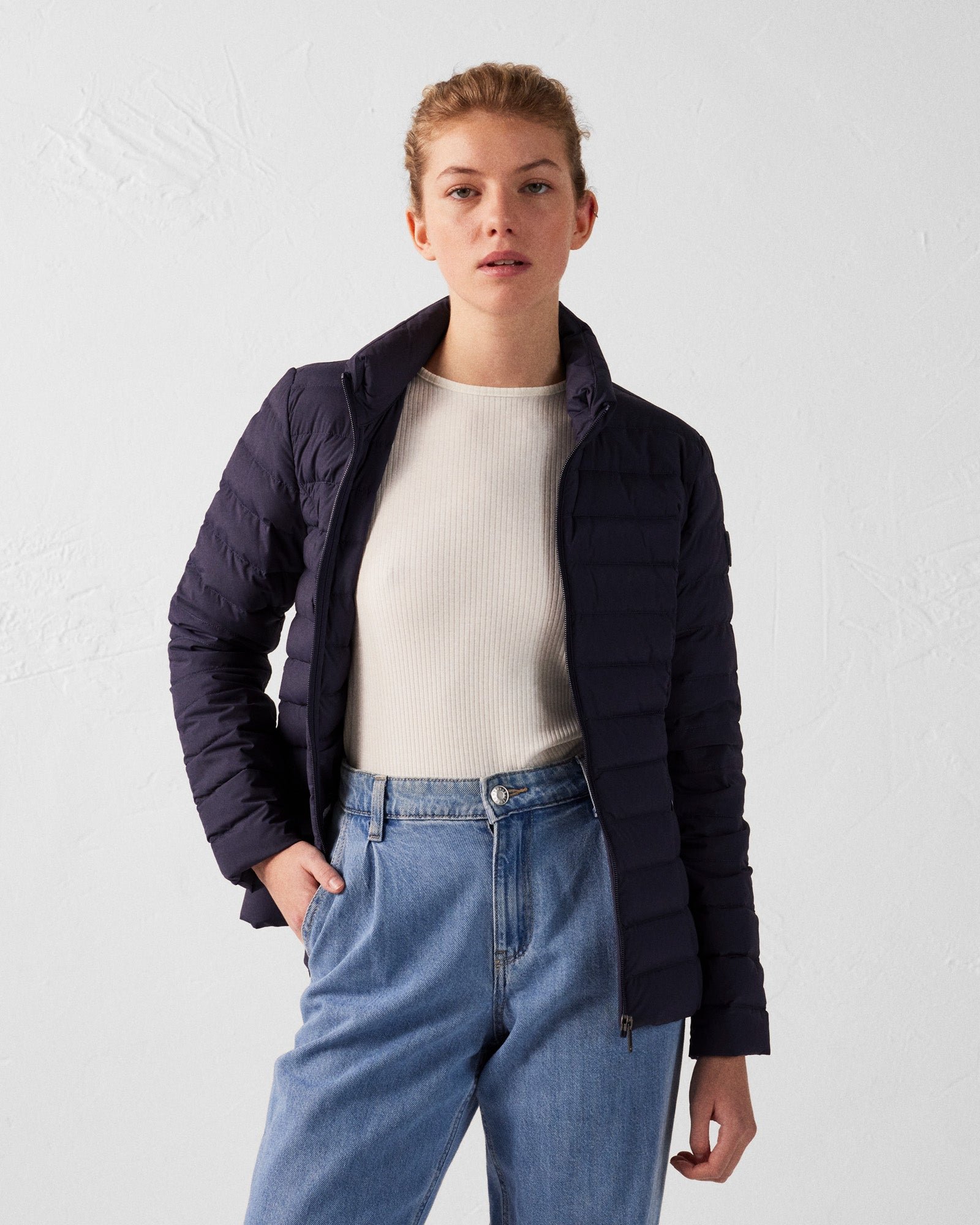 Lightweight stretch down jacket Maia JOTT Blue