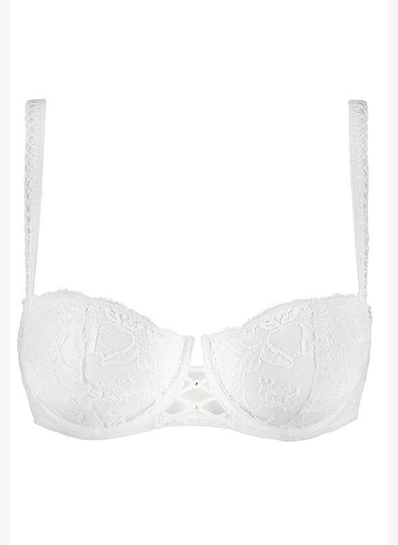 Underwired demi-cup bra | White by AUBADE Underwired demi-cup bra White