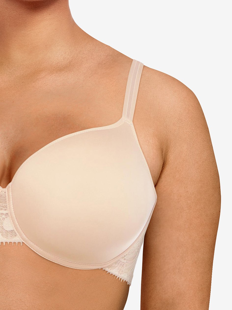 Full-cup shape memory bra CHANTELLE Beige