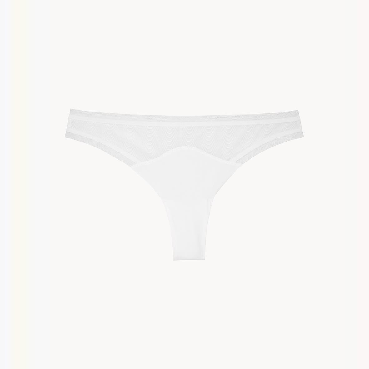 Cotton tanga PASSIONATA White