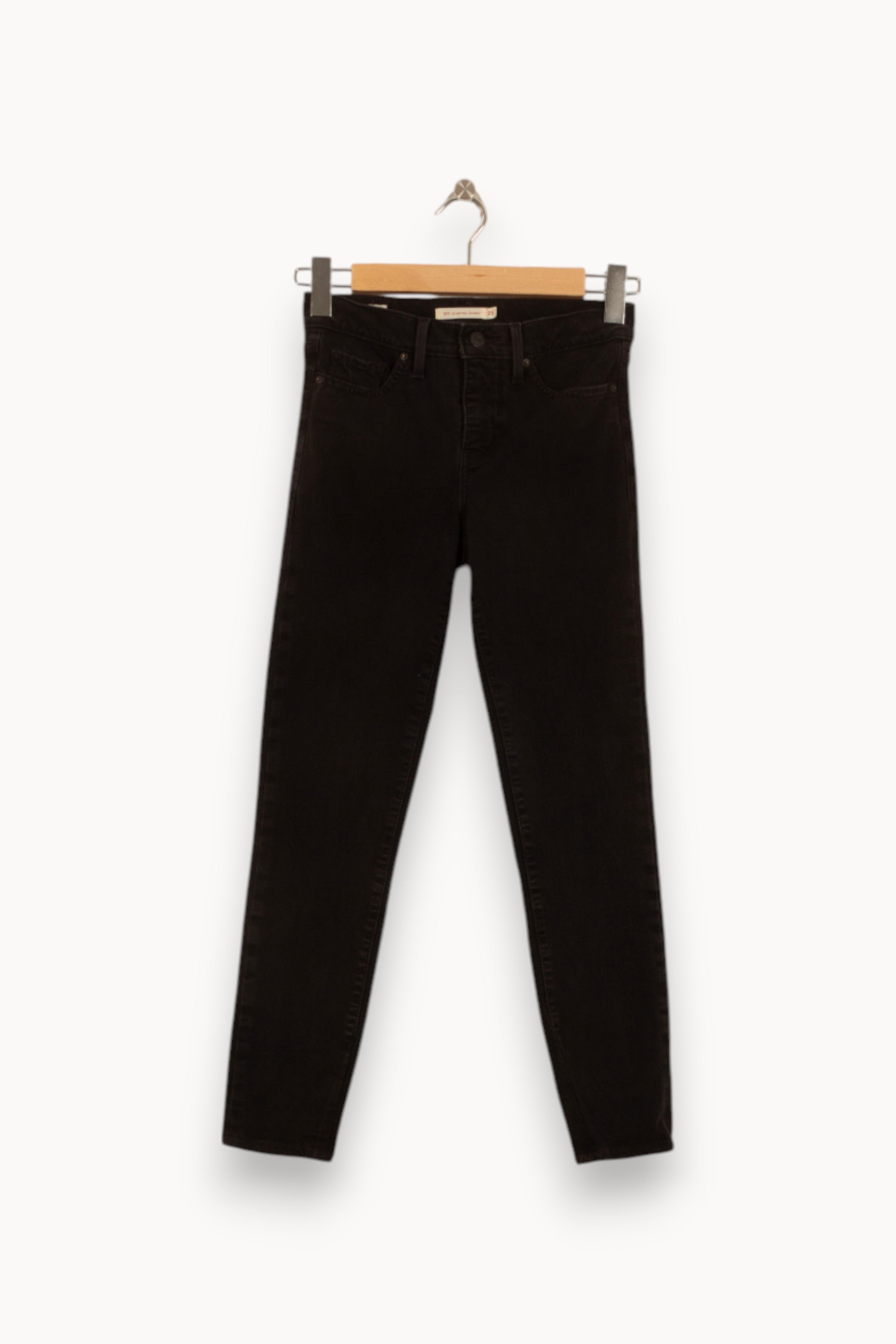 Cropped slim jeans with studs LEVI'S - Seconde main Black