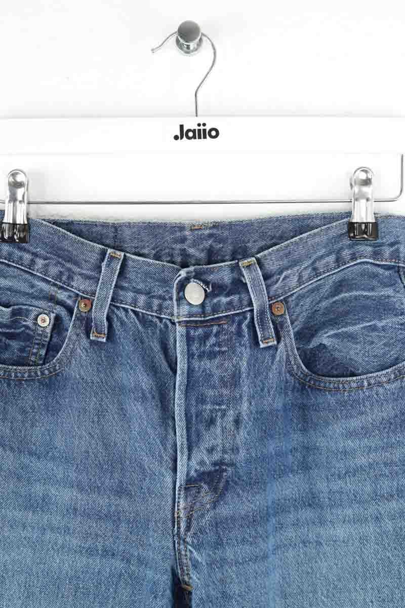 501? straight cotton jeans LEVI'S - Seconde main Blue