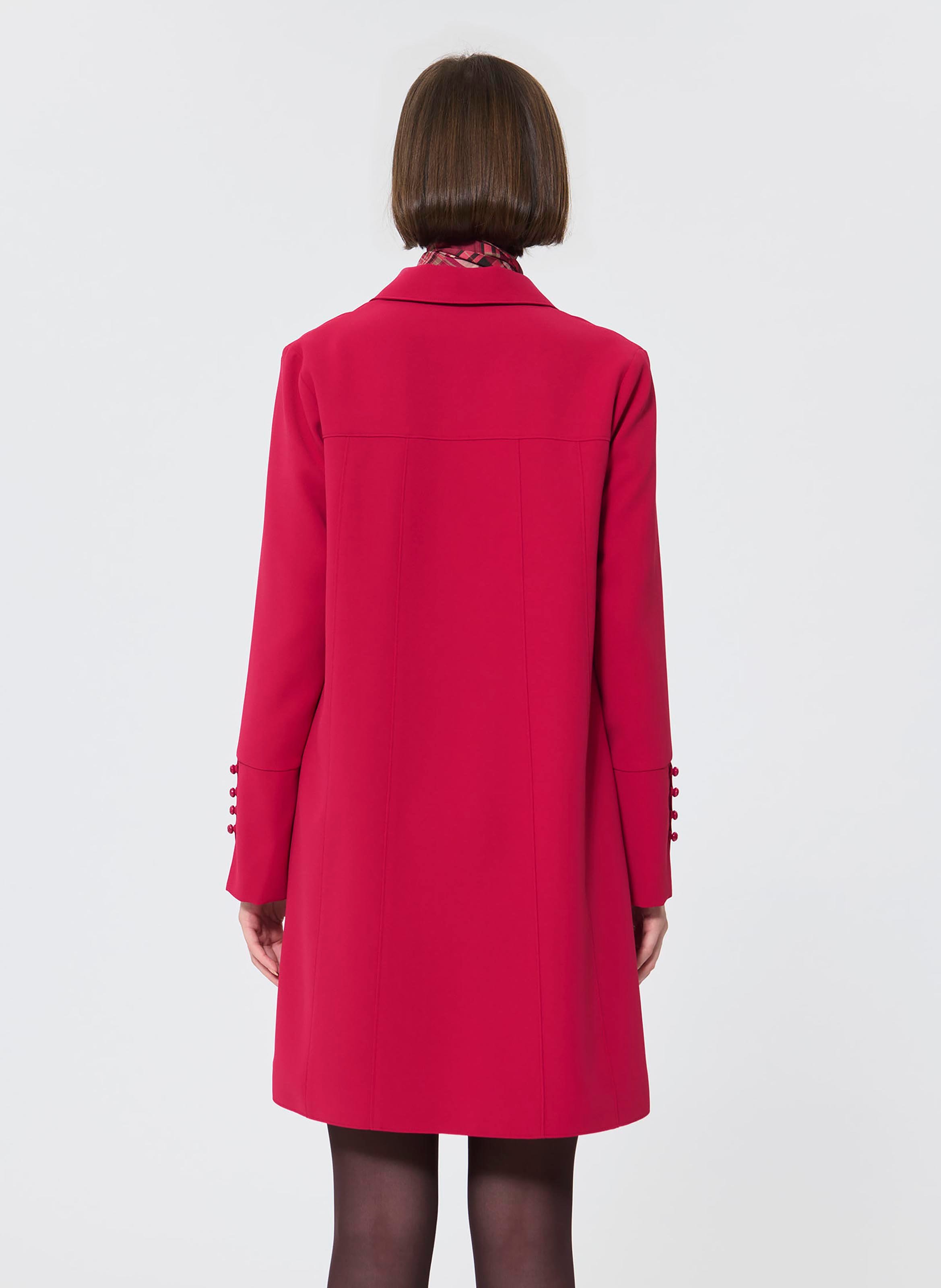 Abito corto diritto unito TARA JARMON Rosso