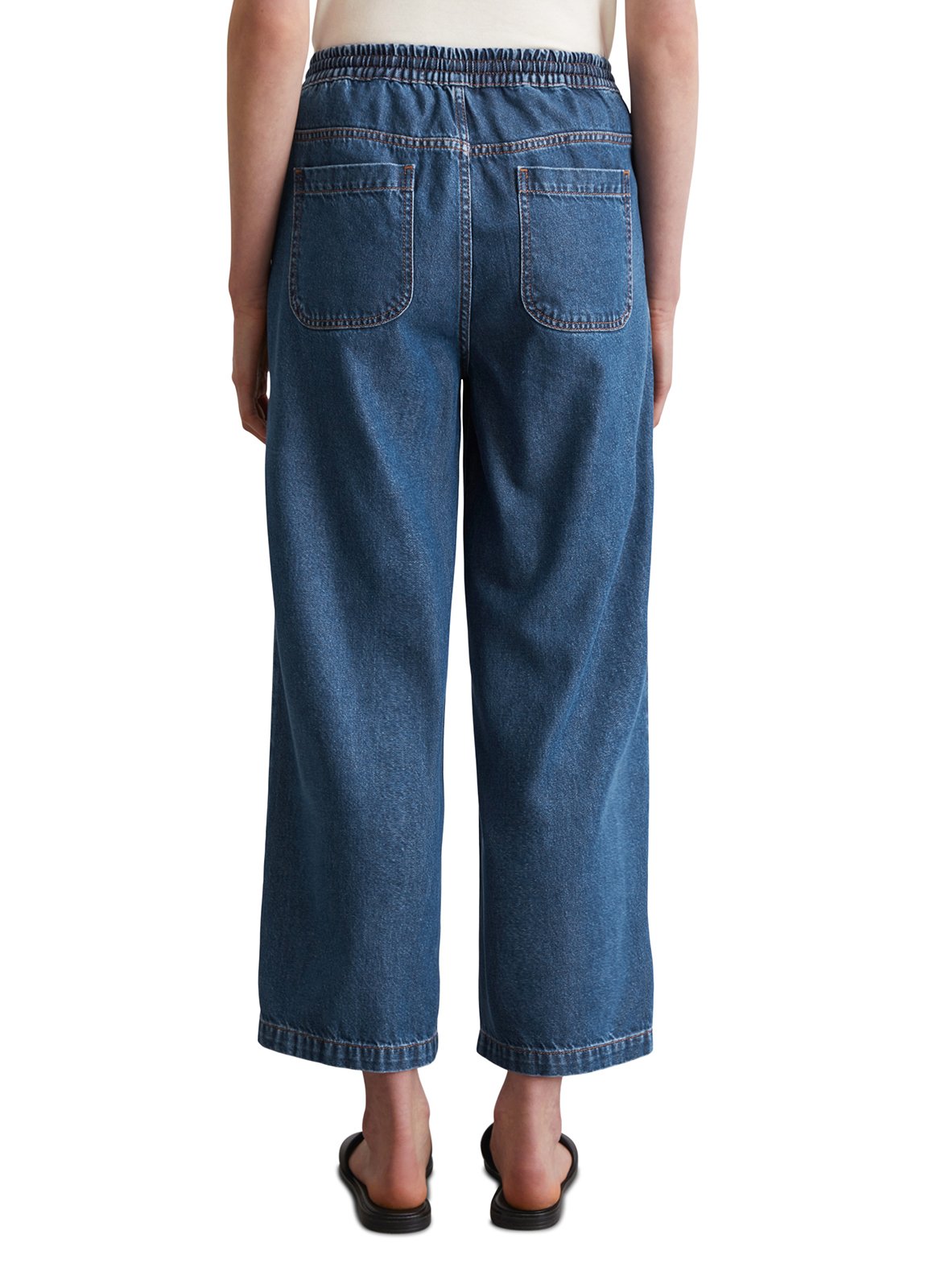 Pantalón ancho de denim MARC O'POLO Azul