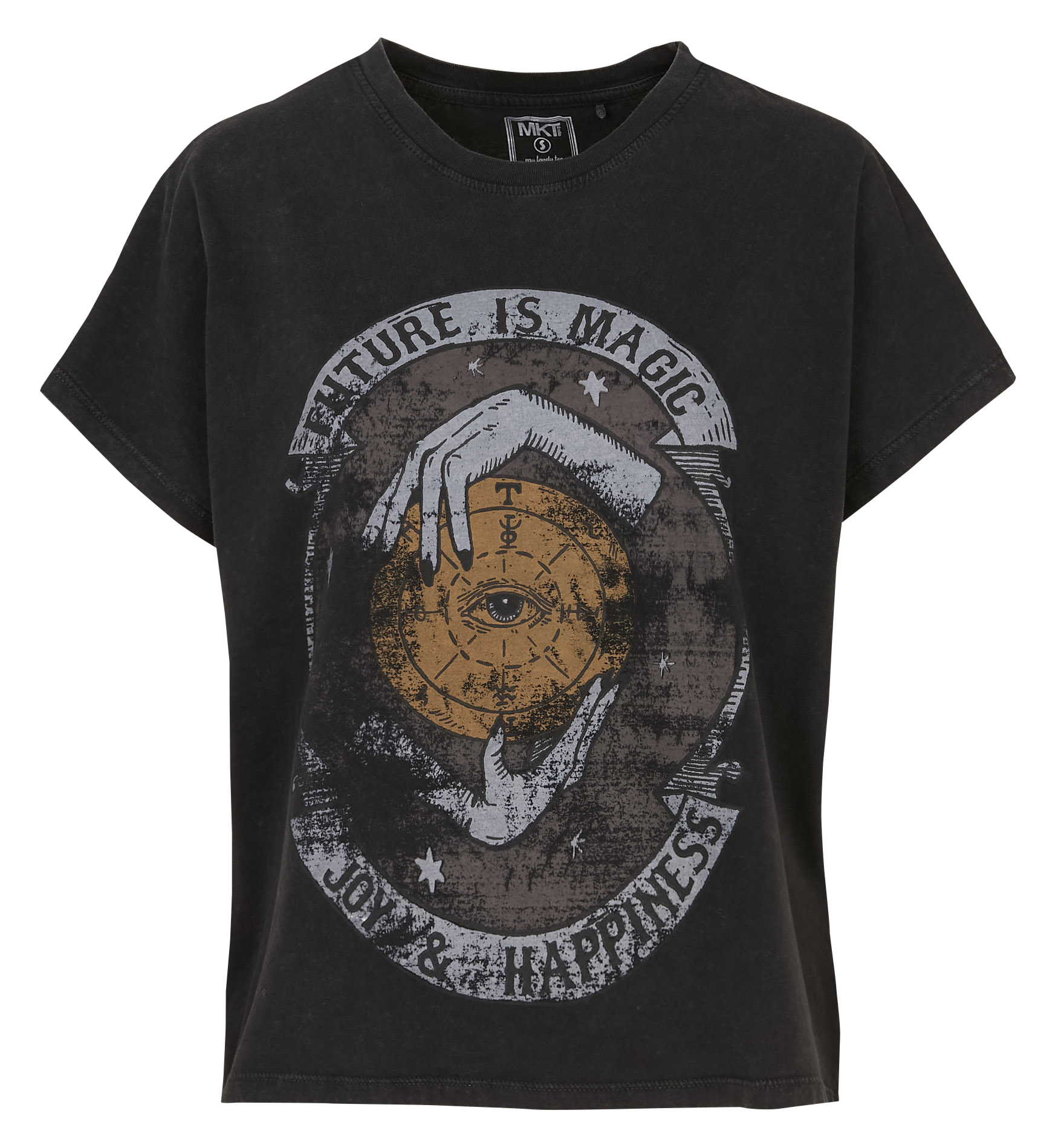 Oversized cotton T-shirt MKT Black