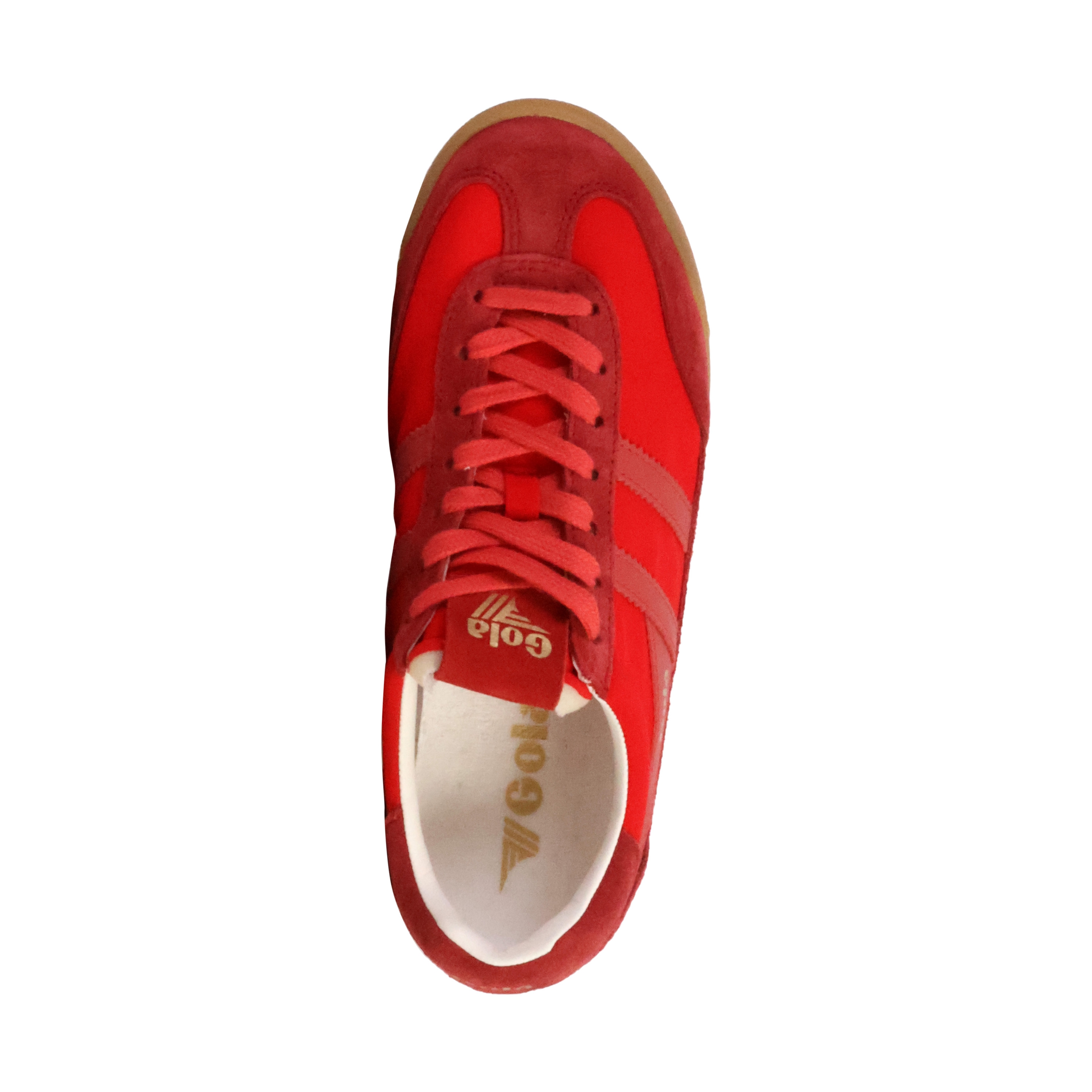 Firefly leather sneakers GOLA Orange