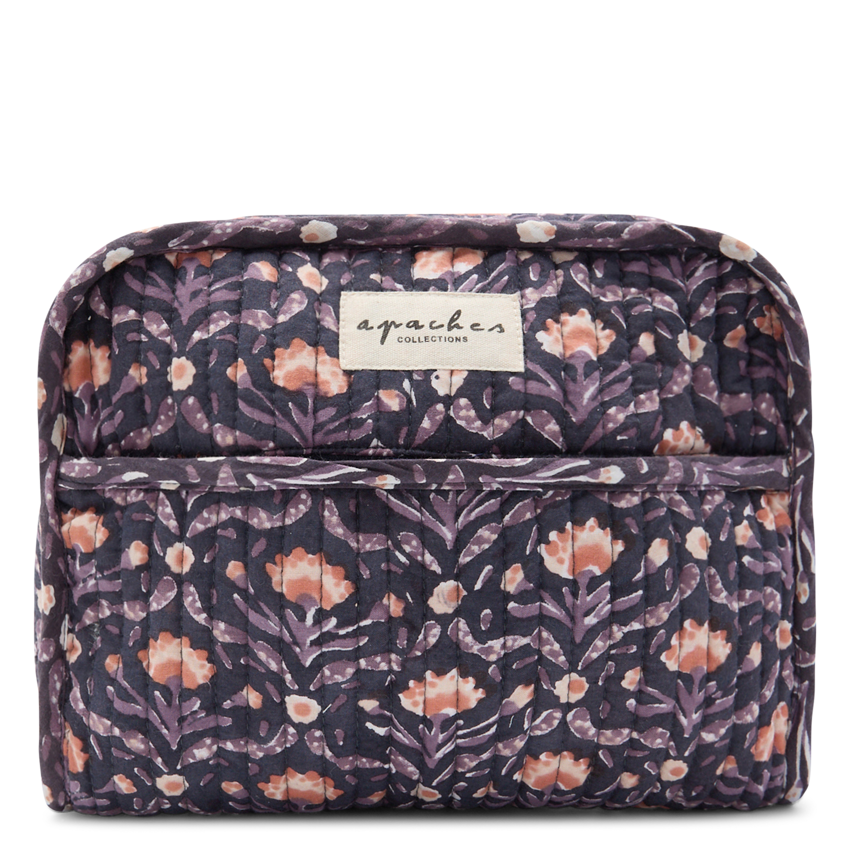 Printed cotton wash bag APACHES COLLECTIONS Blue