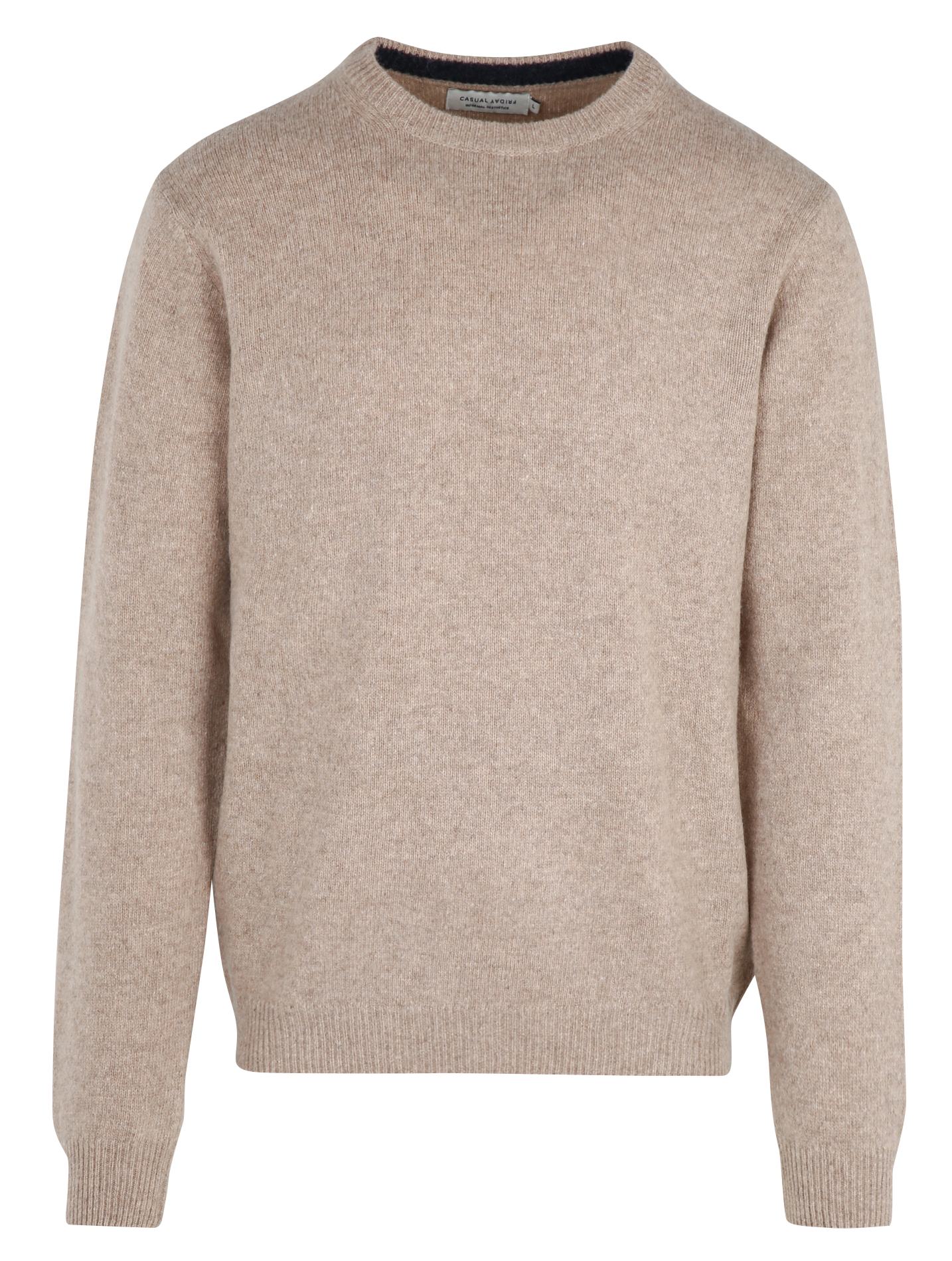 Alpaca wool sweater CASUAL FRIDAY Beige
