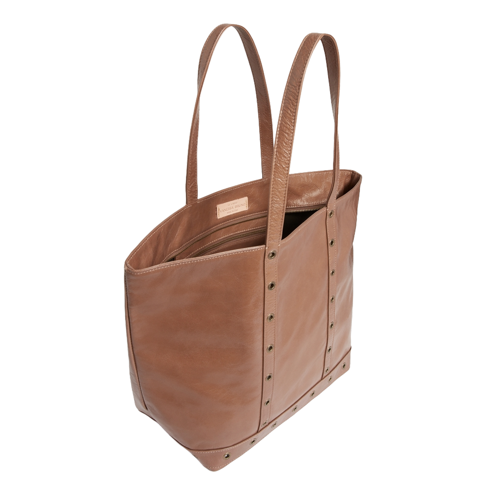 Billy L leather bag  VANESSA BRUNO Brown