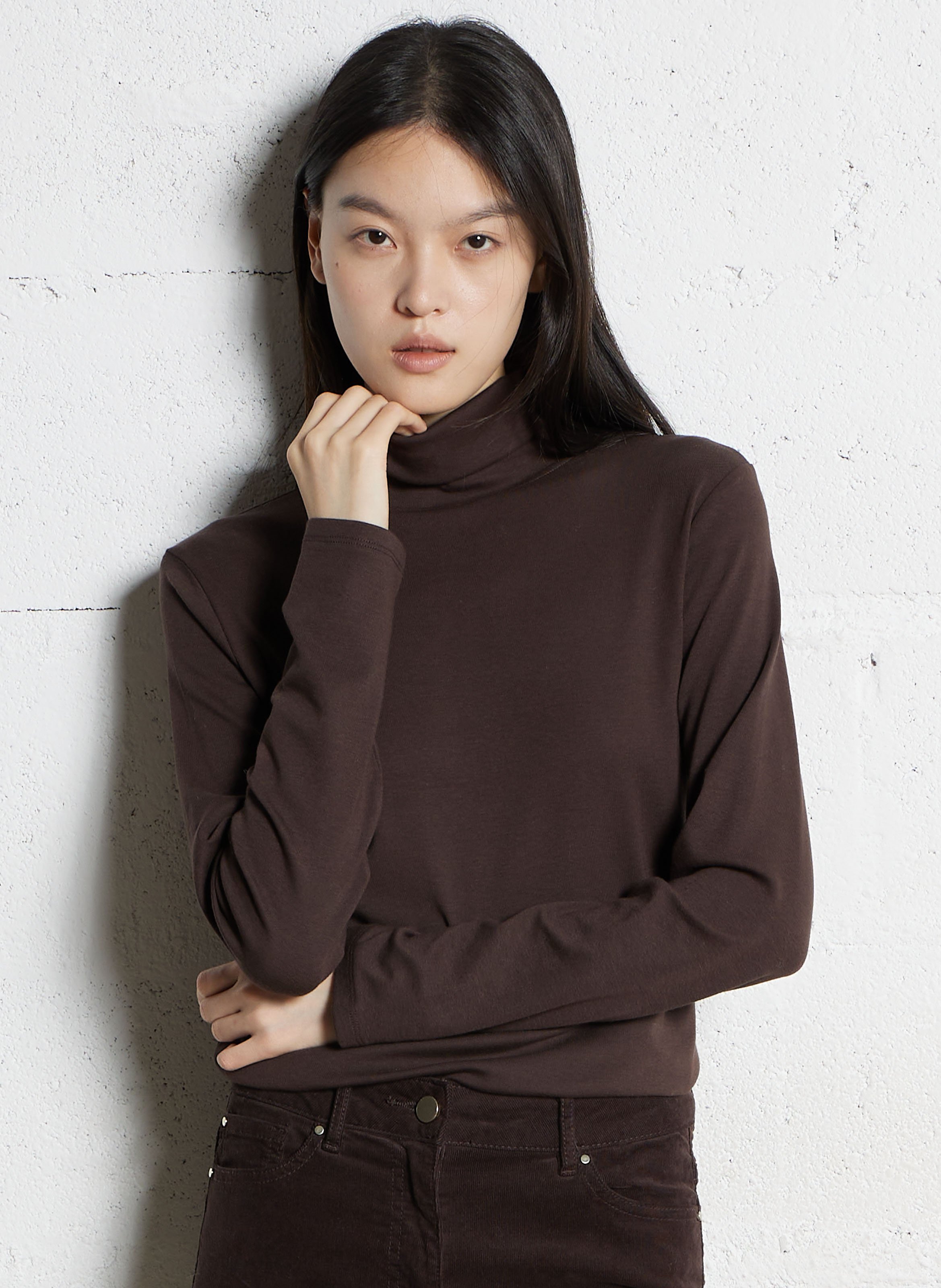 Cotton-blend turtleneck MAISON 123
