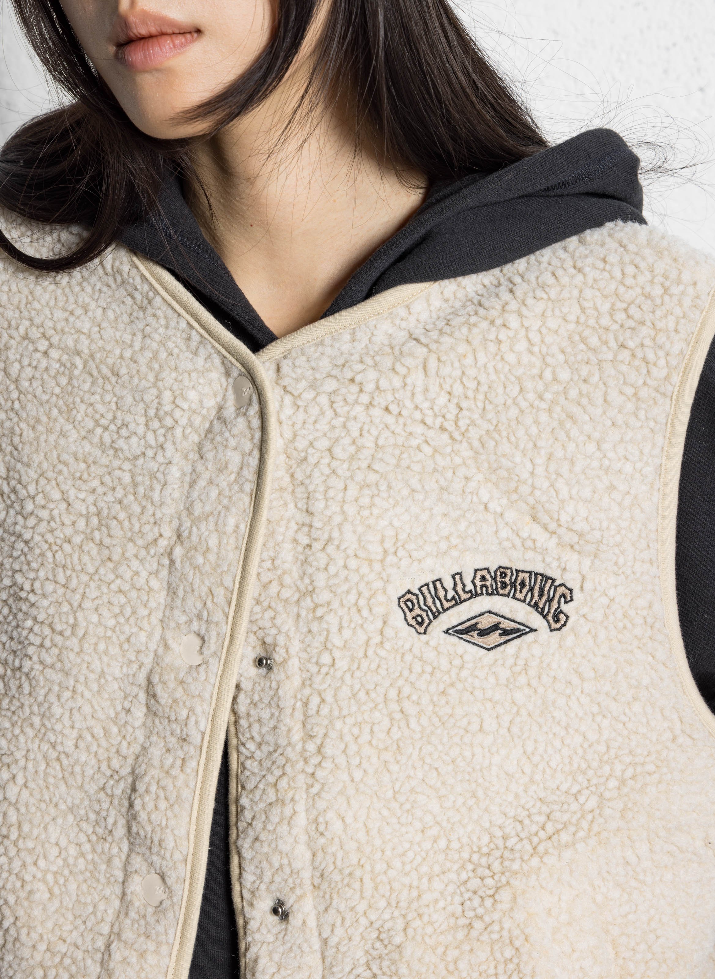 Gilet sans manches droit  BILLABONG Beige