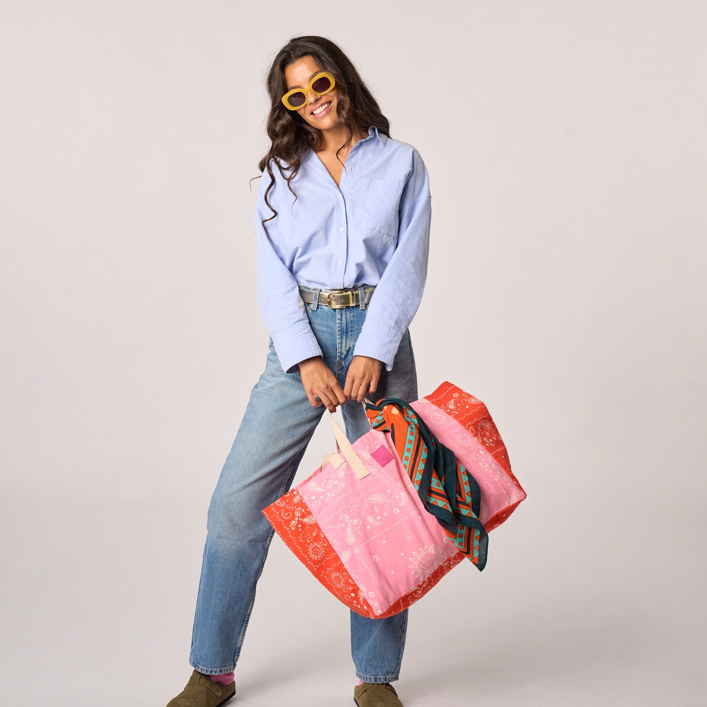 Organic cotton tote bag BILLYBELT Pink