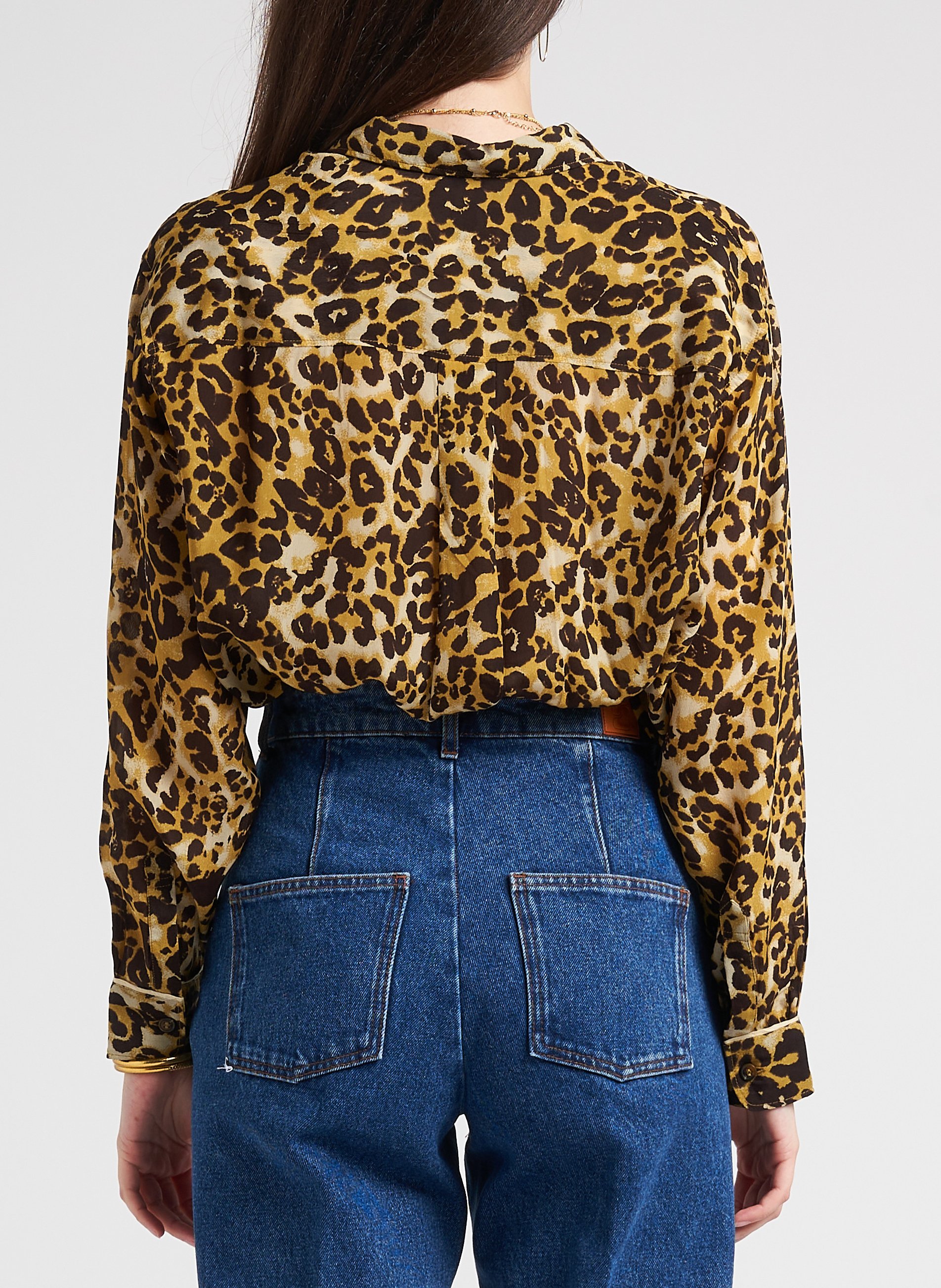 Chemise ample col classique SWILDENS Blanc