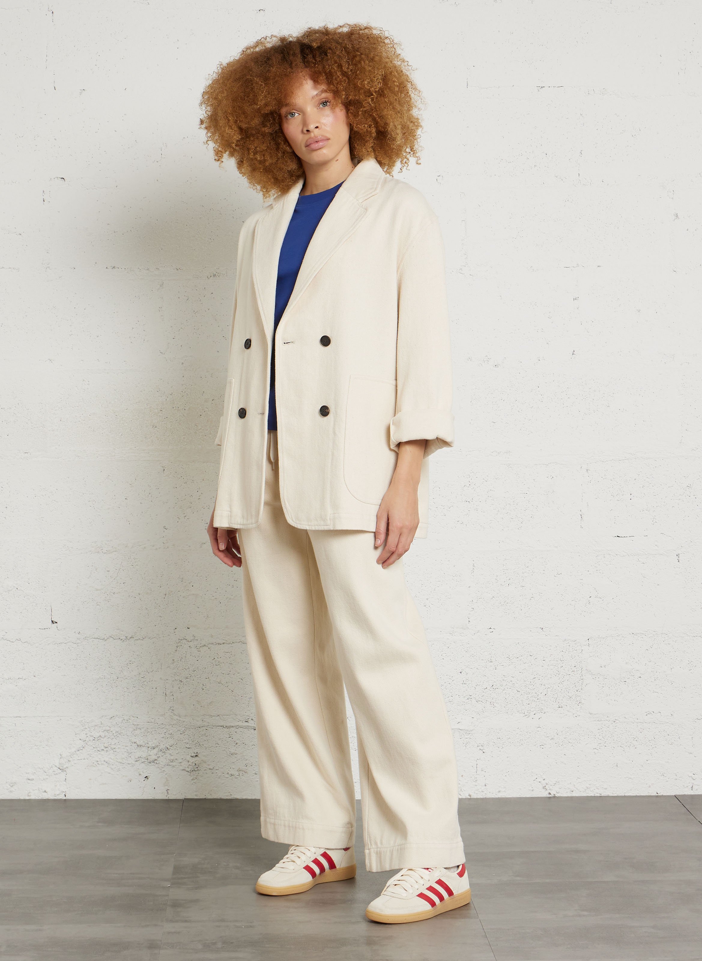 Katoenen blazer BELLEROSE Beige