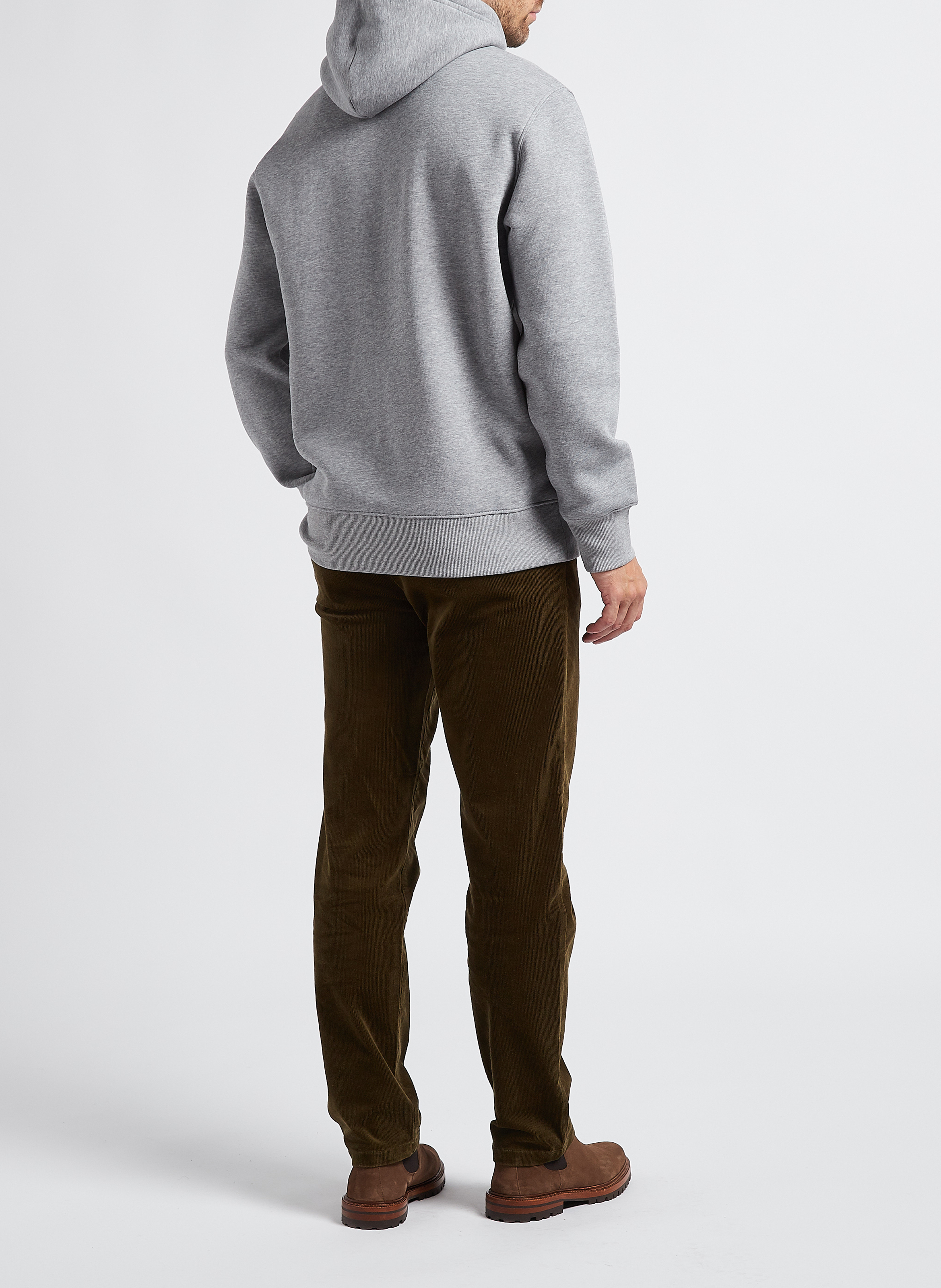 Sweat à capuche regular-fit en coton mélangé GANT Gris