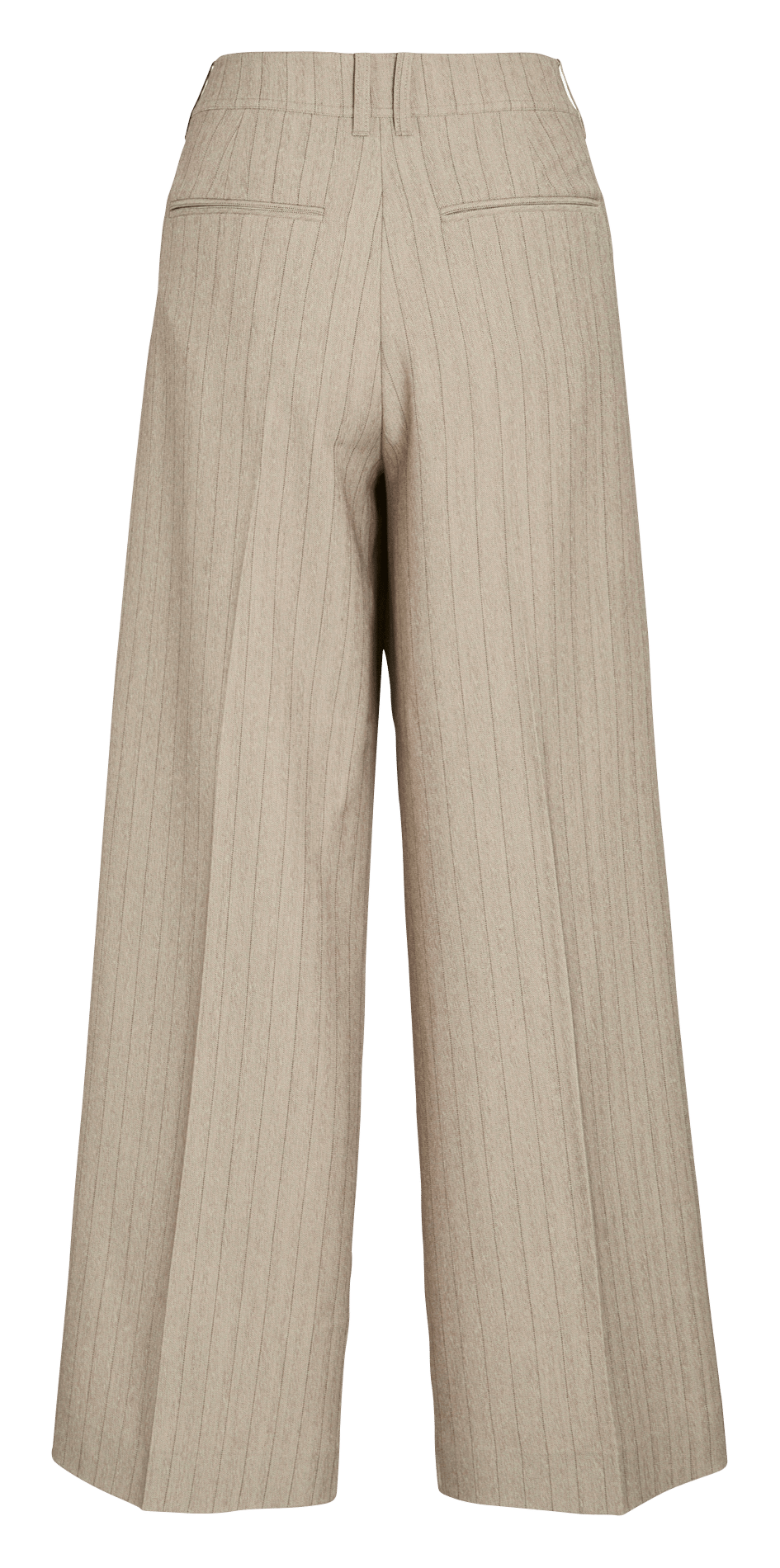 Straight striped trousers  ROUGE EDIT Beige