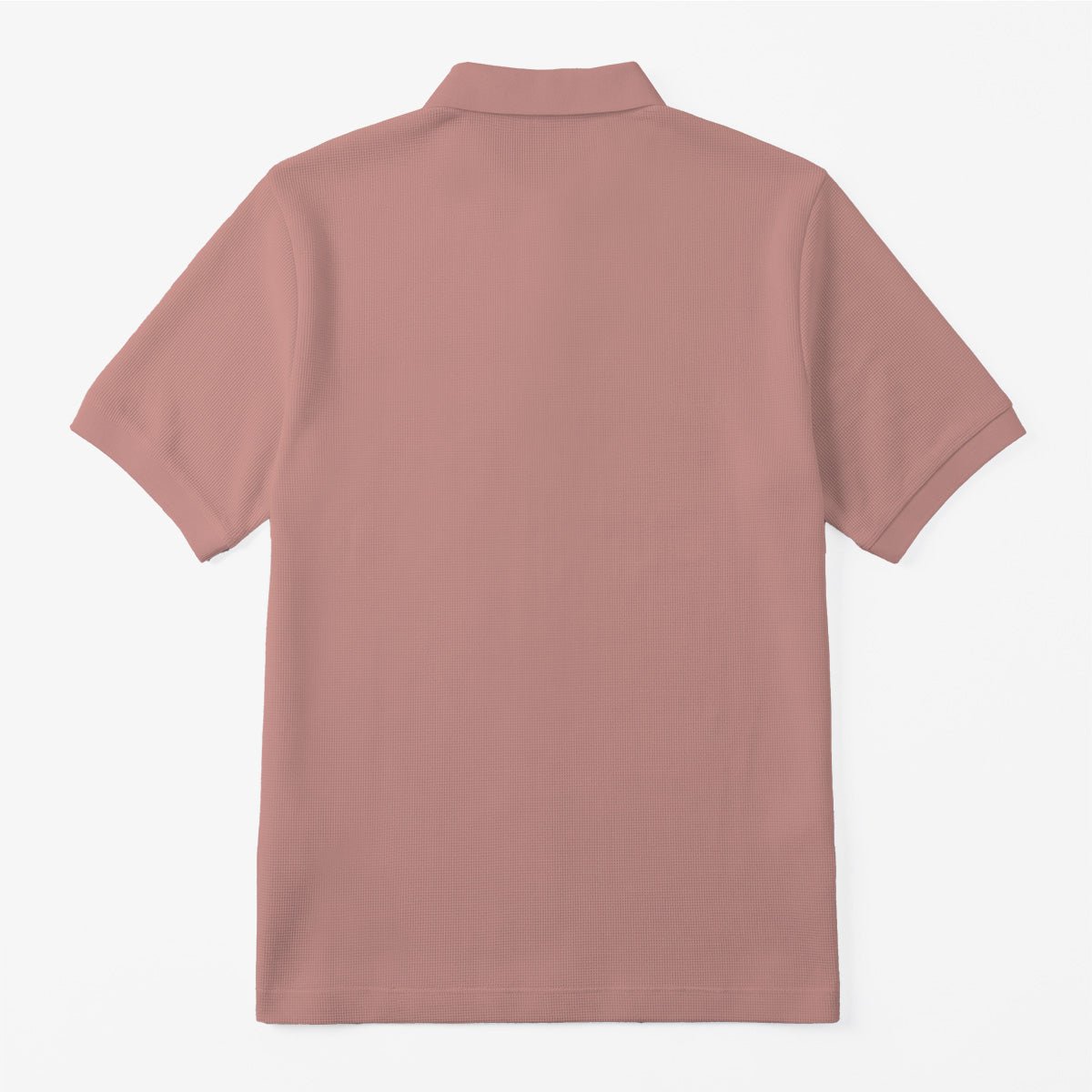 Short-sleeved waffle cotton polo SERGE BLANCO Pink