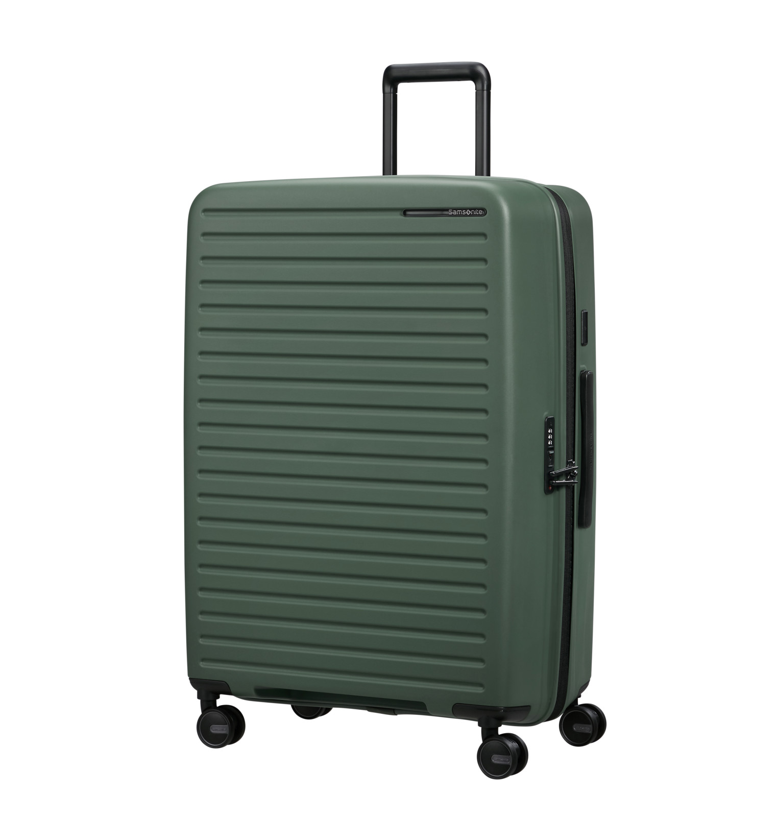 Restackd 4-Wheel Large Suitcase SAMSONITE Green