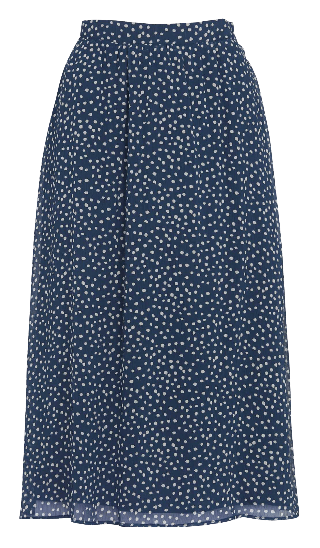 Flared spotted midi skirt SUD EXPRESS Blue