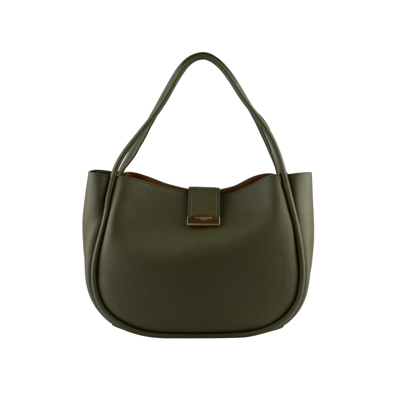 Beige messenger bag POURCHET