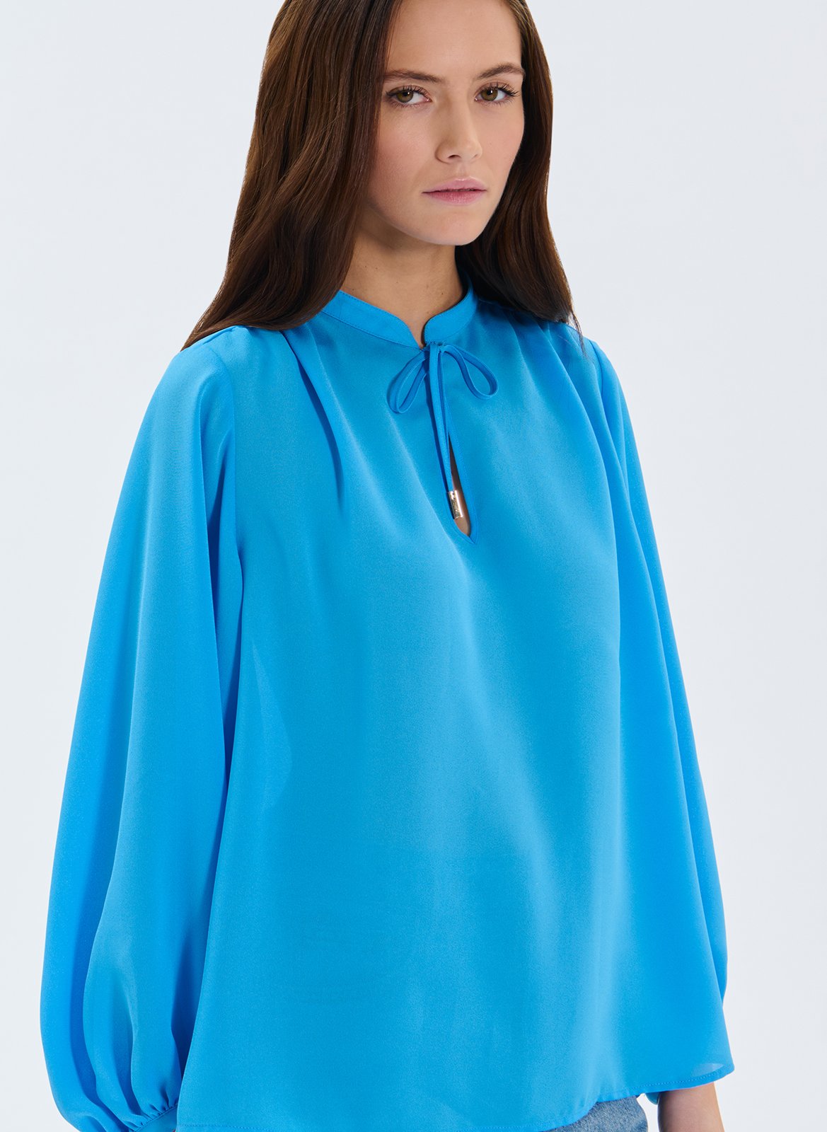 Flowy oversized blouse ZAPA Blue