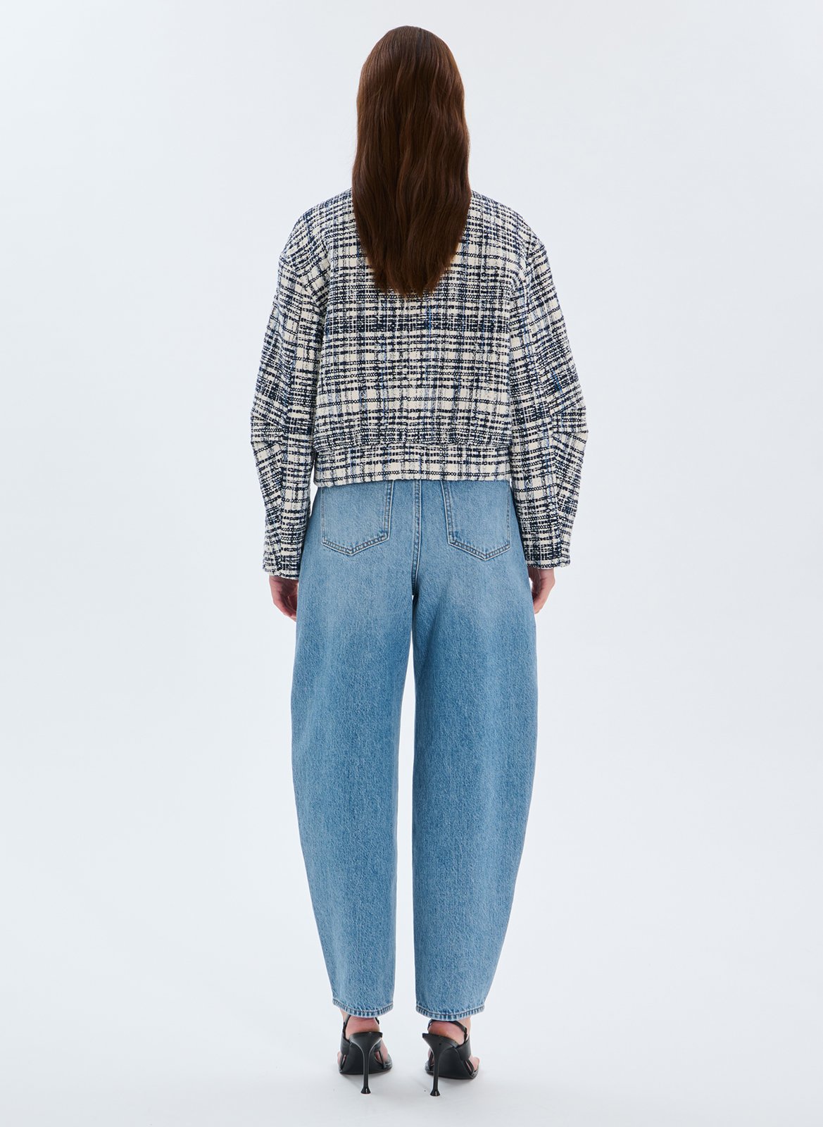 Cotton-blend jacket with Victorian collar ZAPA Blue