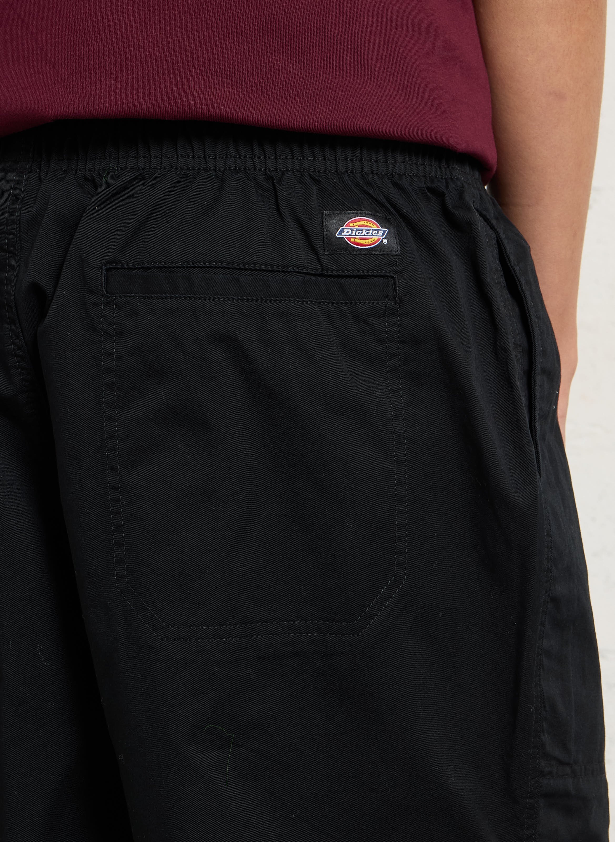 Gerade geschnittene Baumwollshorts DICKIES Schwarz