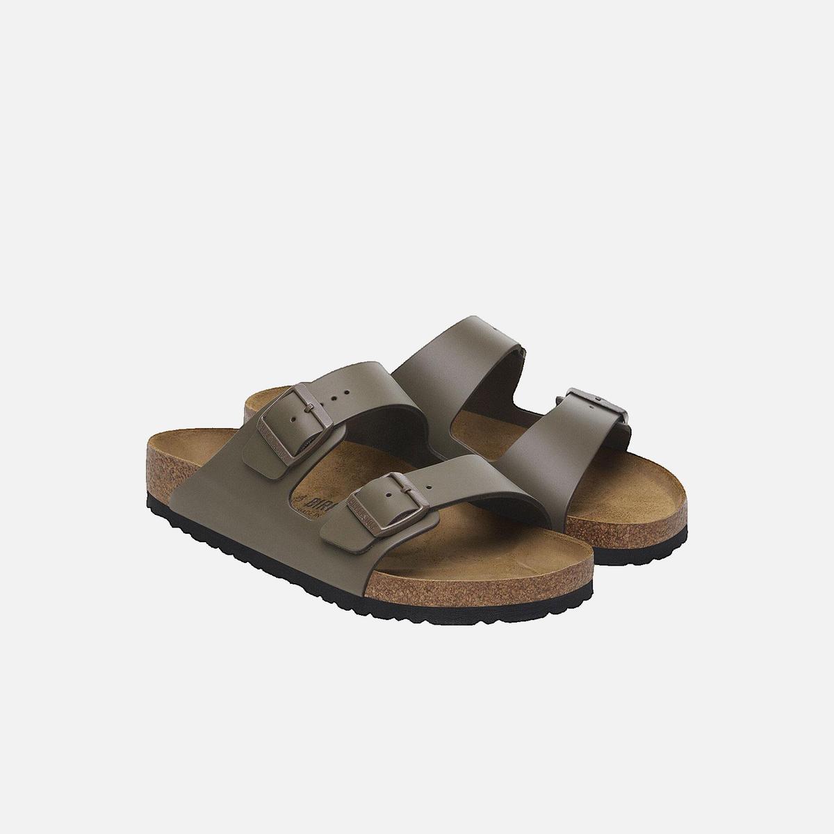 Arizona flat sandals BIRKENSTOCK Grey