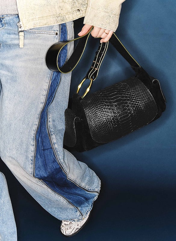 Brieftasche aus Leder CLARIS VIROT Schwarz