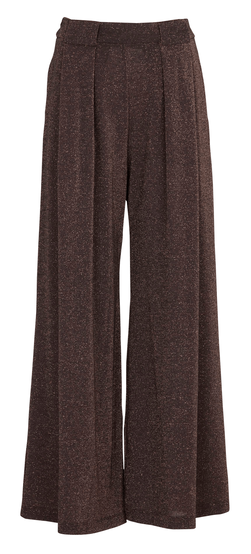 Weite fließende Hose mit hohem Bund MOMONI